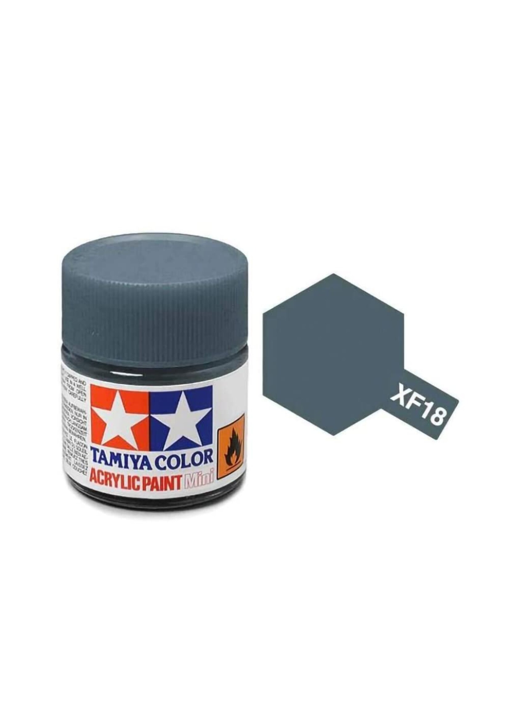 Tamiya TAMXF18 Flat Med Blue (10ml)