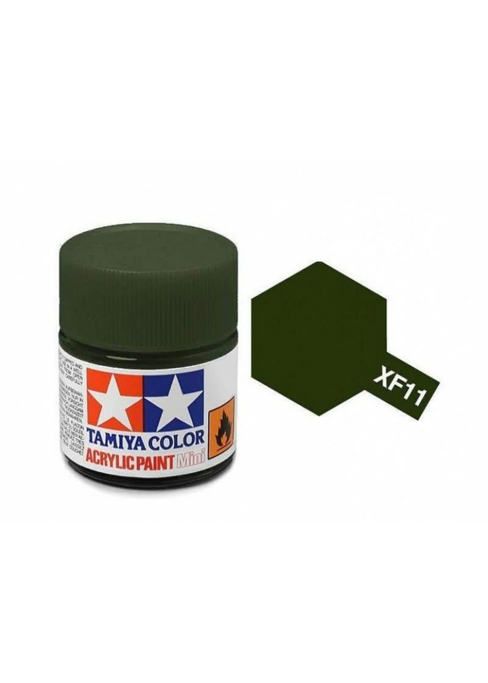 Tamiya TAMXF11 Flat Navy Green (10ml)
