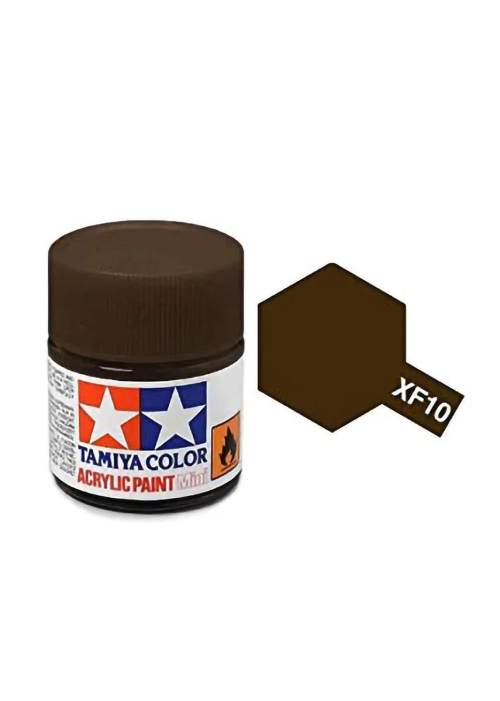 Tamiya TAMXF10 Flat-Brown (10ml)