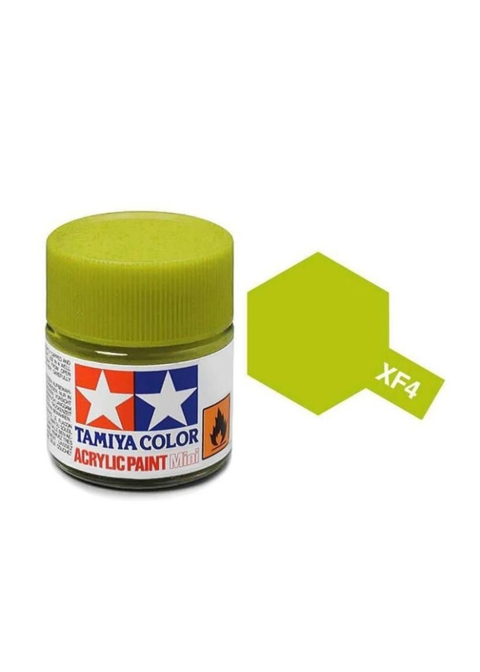 Tamiya TAMXF04 Flat Yellow Green (10ml)