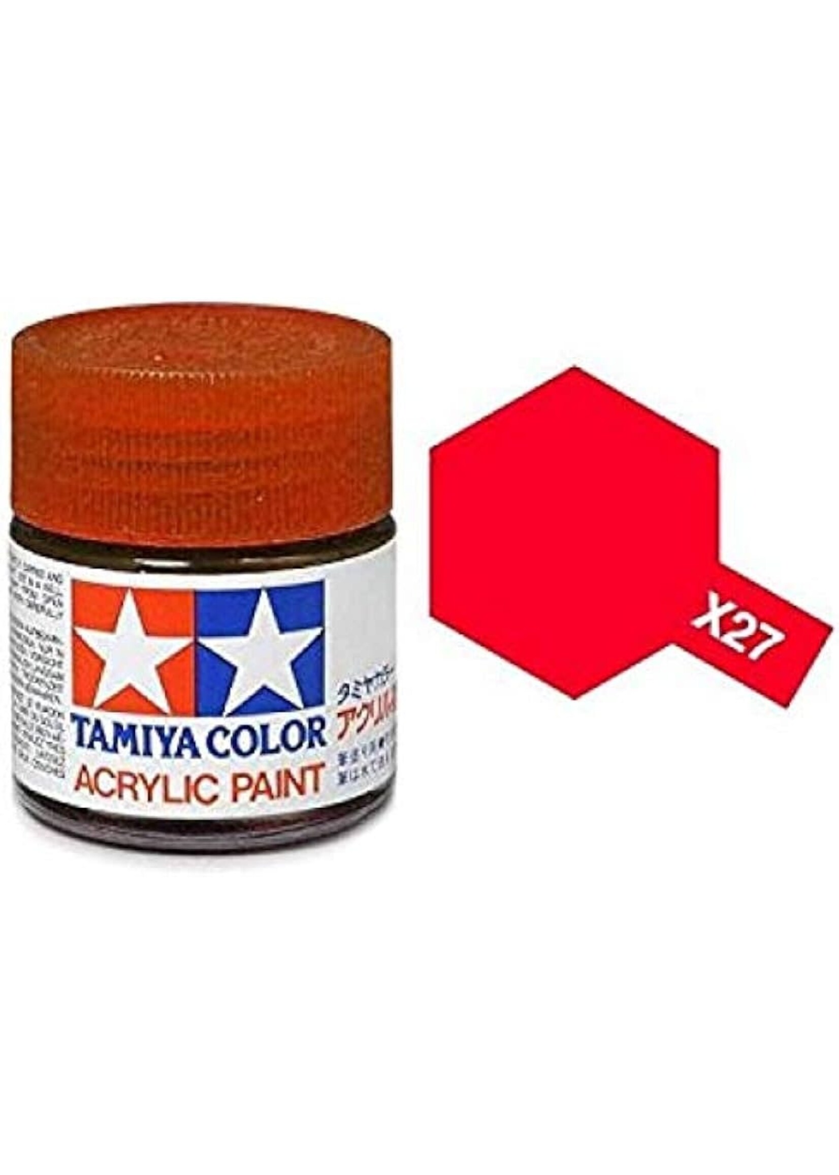 Tamiya TAMX27 Gloss Clear Red (10ml)