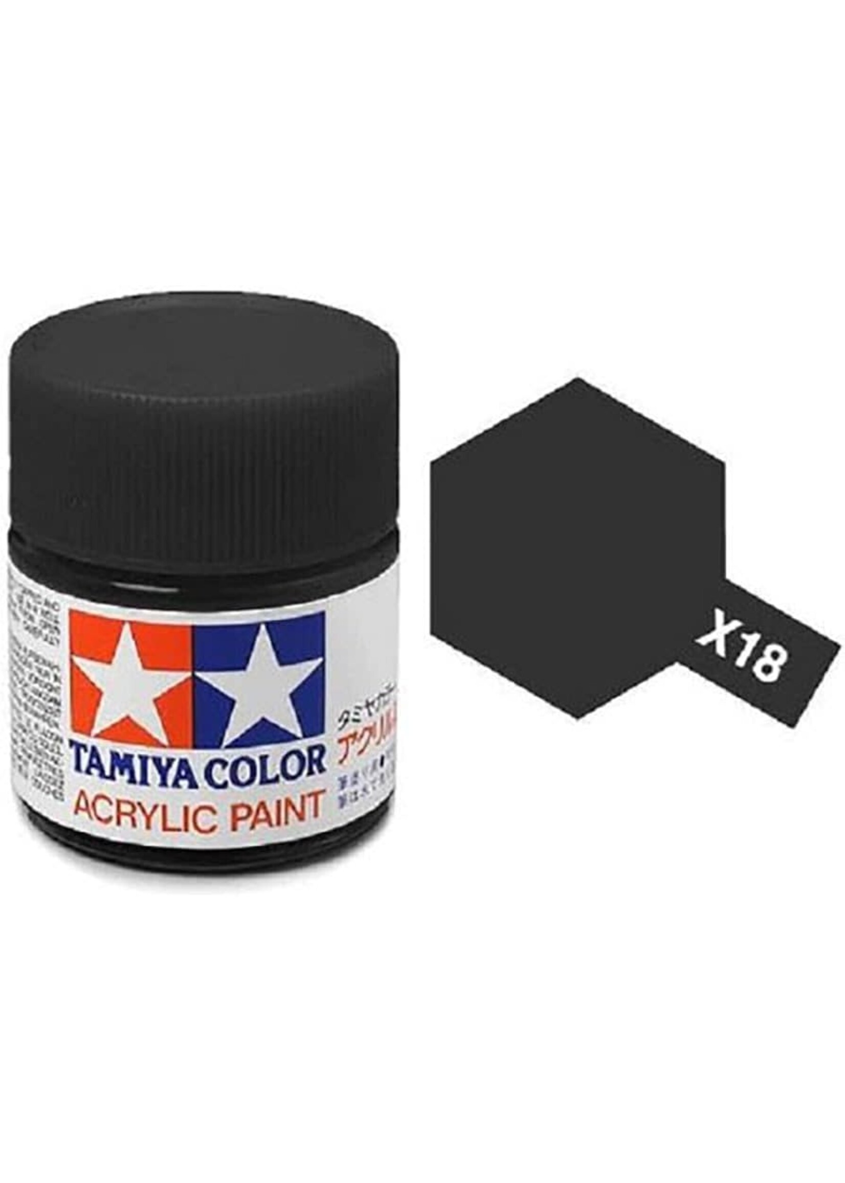 Tamiya TAMX18 Semi Gloss Black (10ml)