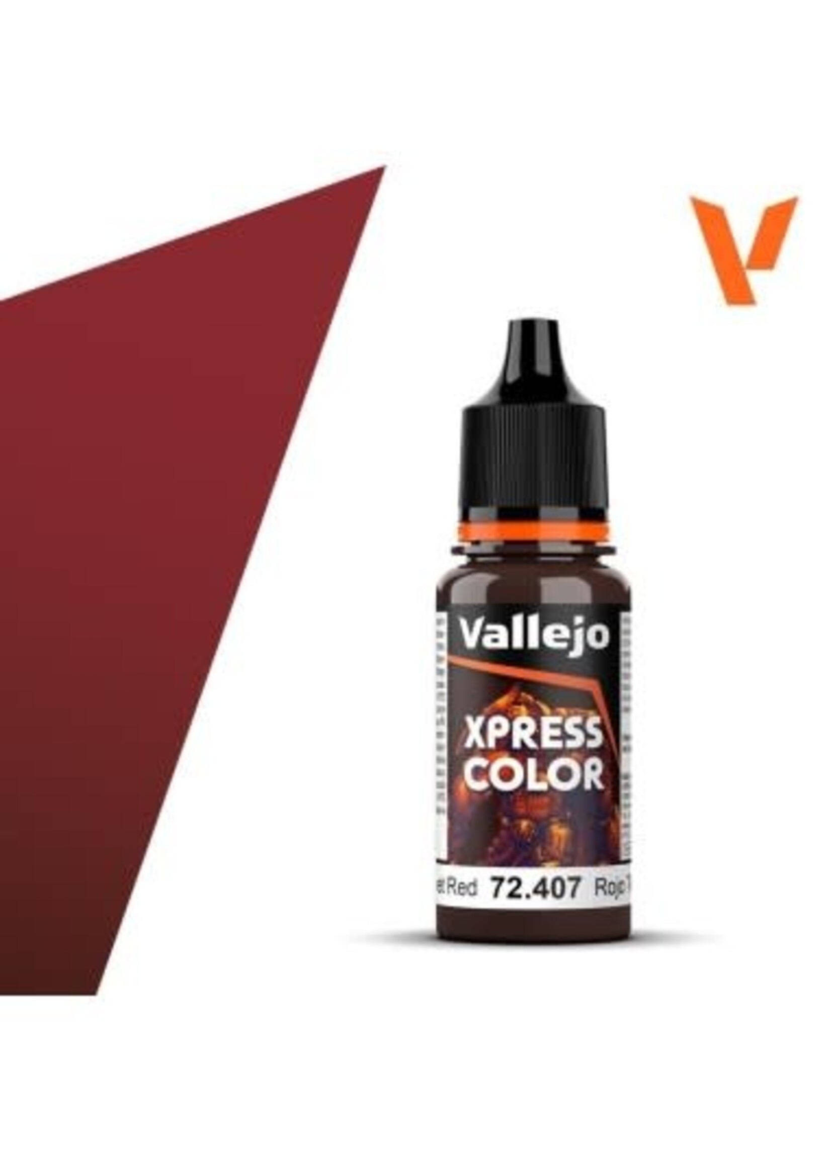 Vallejo 143VAL72407 Game Color Xpress Velvet Red (18ml)