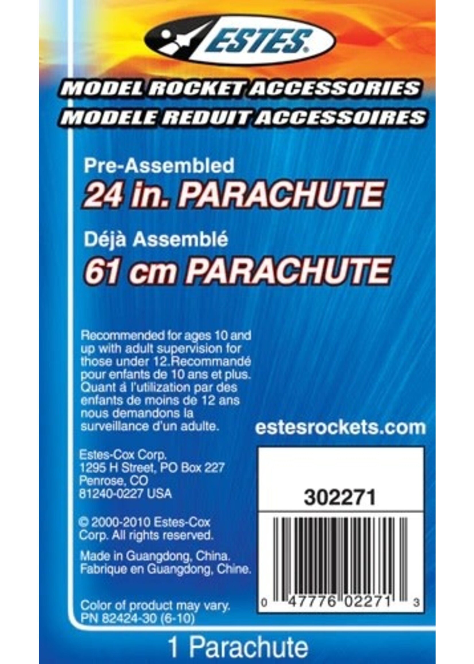 Estes EST2271 Plastic Parachute 24 in