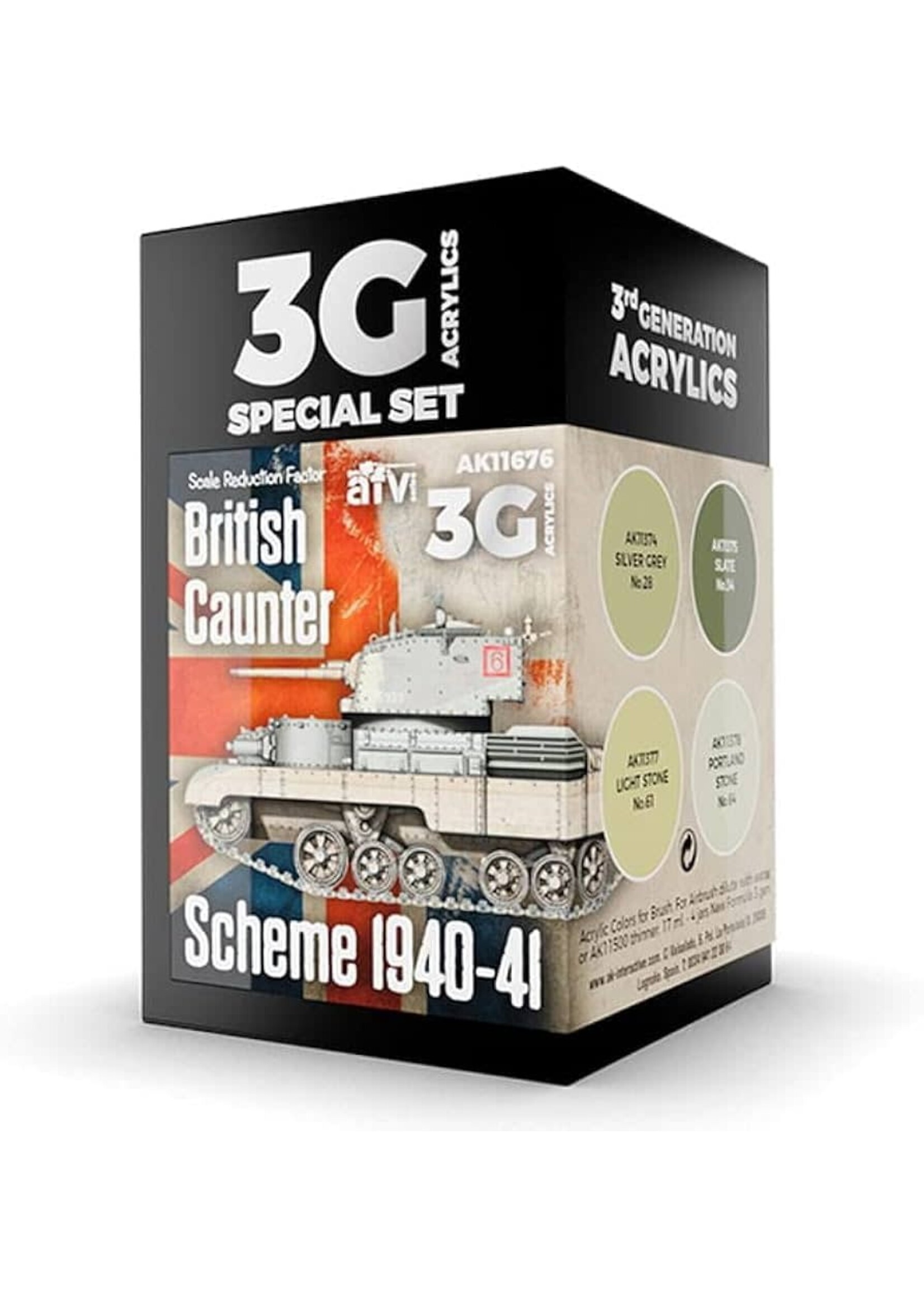 AK Interactive AK11676 3G British Caunter Scheme 1940-1941