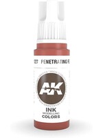 AK Interactive AK-11227 Penetrating Red INK (17ml)