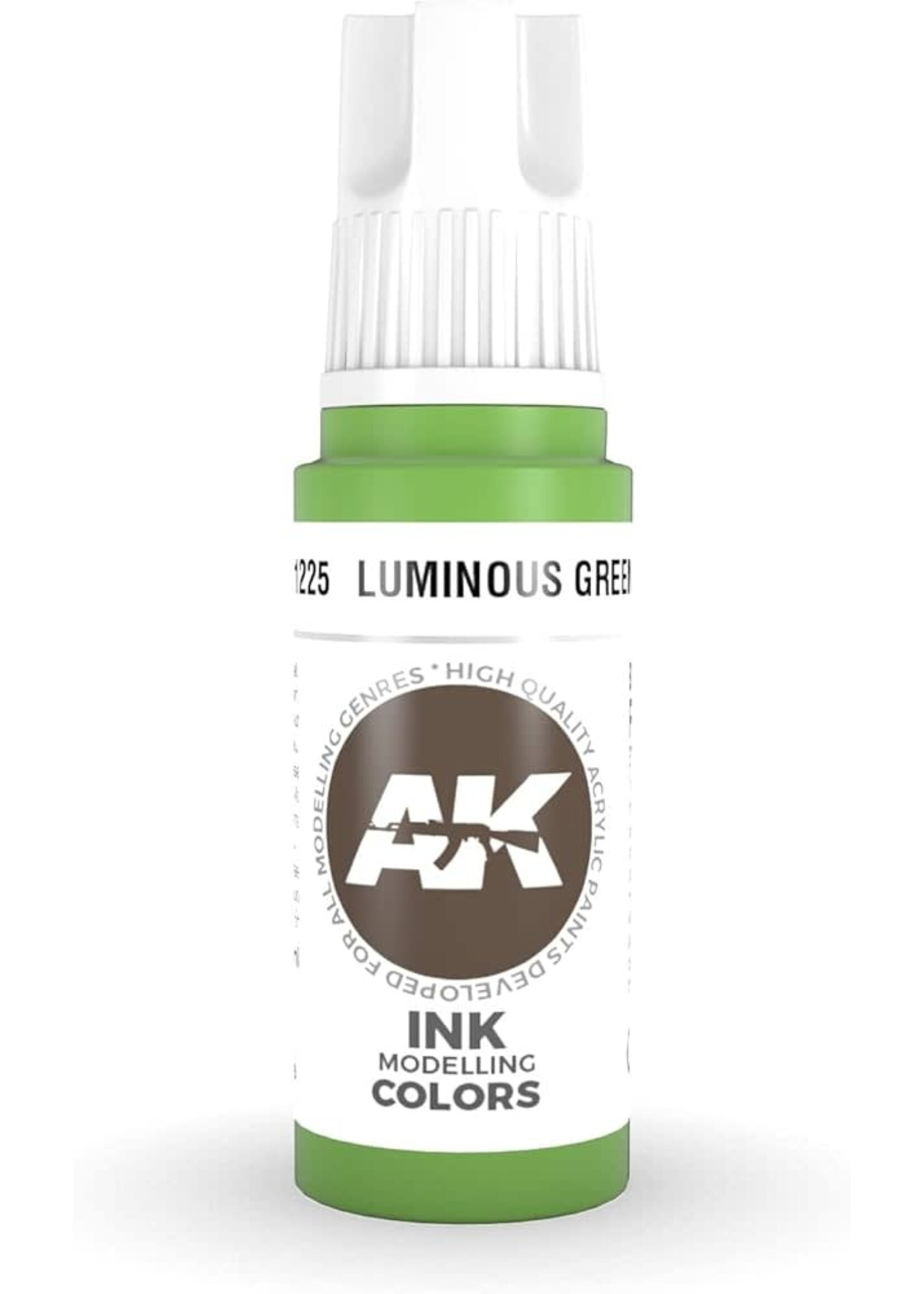 AK Interactive AK-11225 Luminous Green INK (17ml)