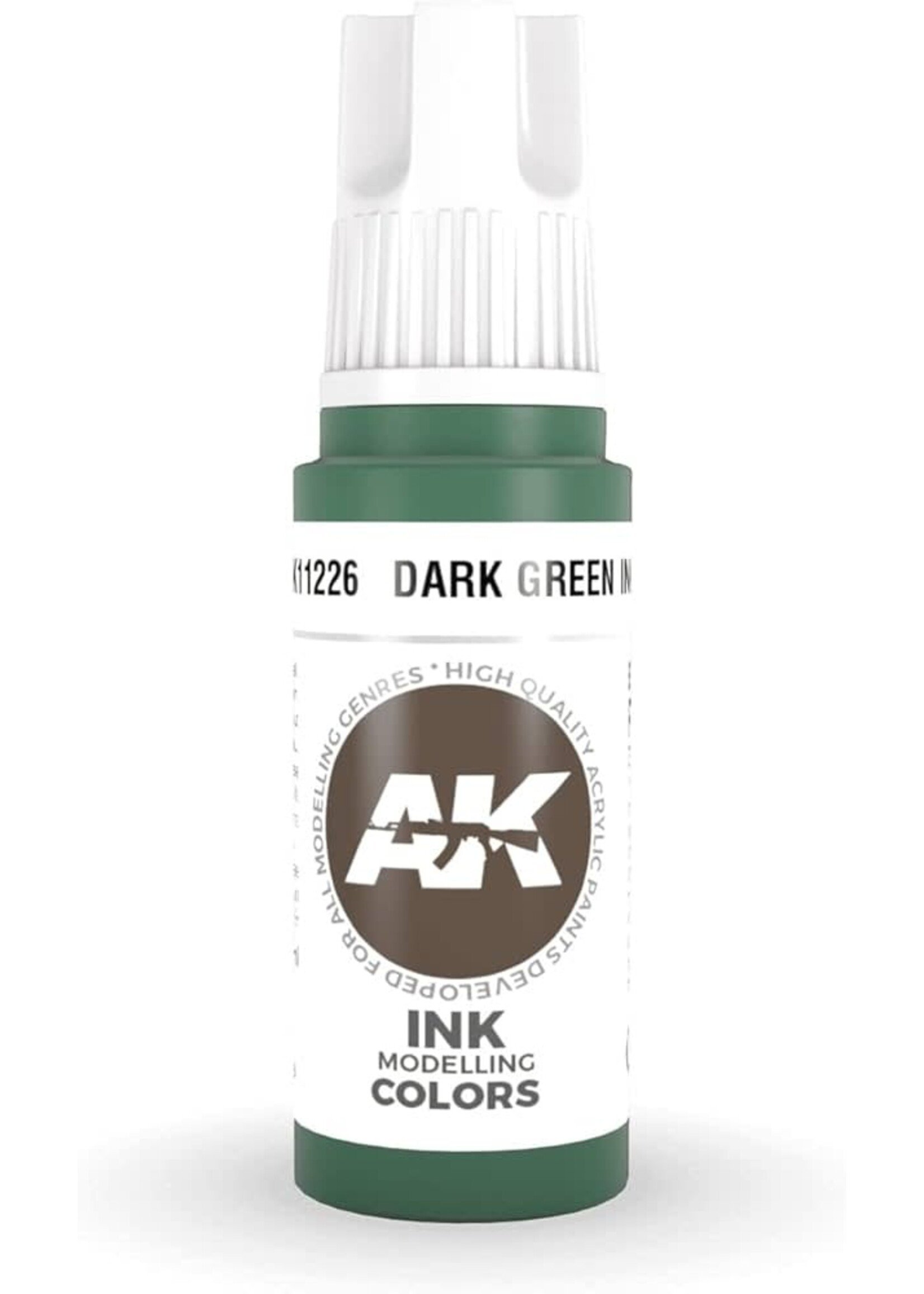 AK Interactive AK-11226 Dark Green INK (17ml)