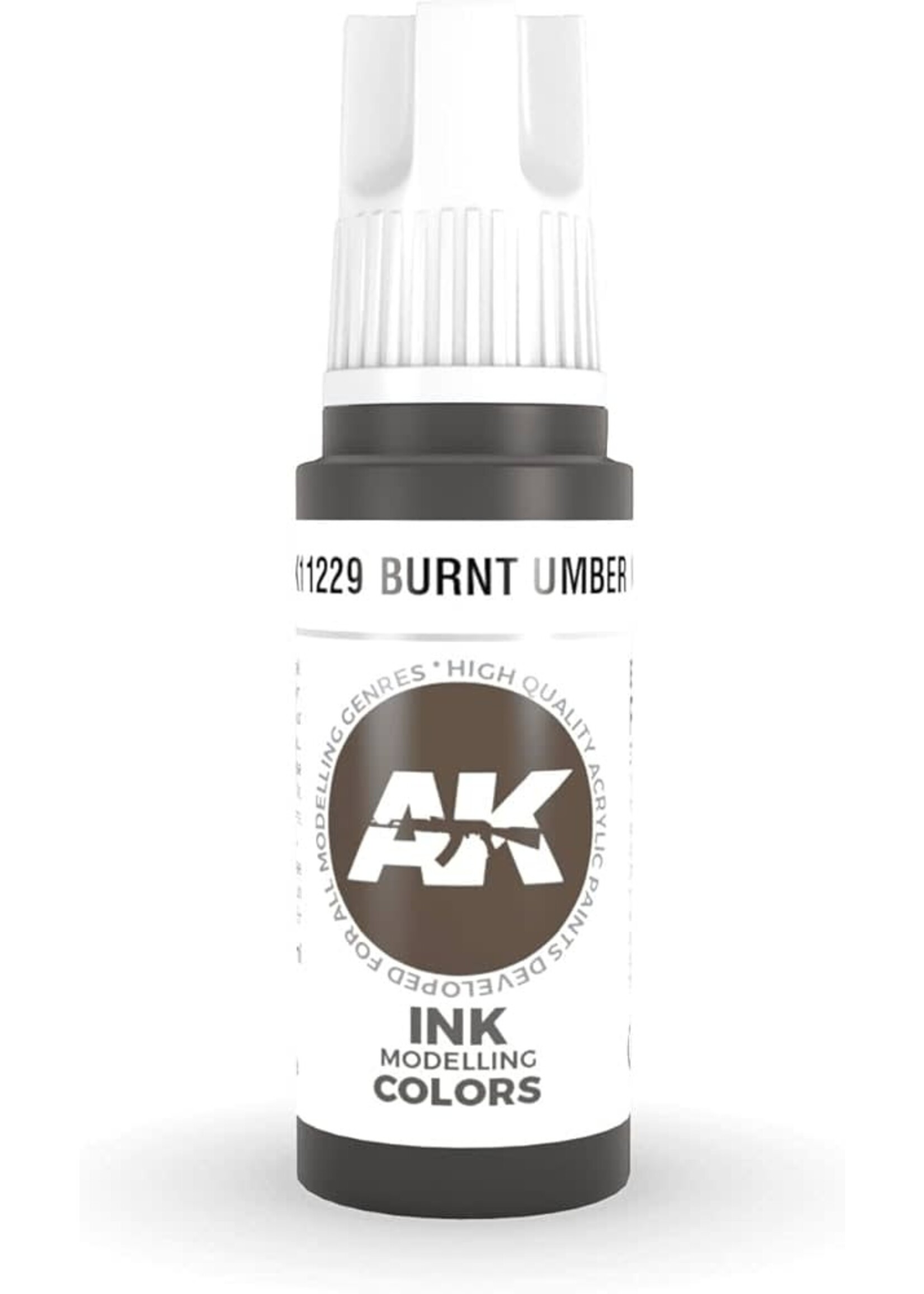 AK Interactive AK-11229 Burnt Umber INK (17ml)