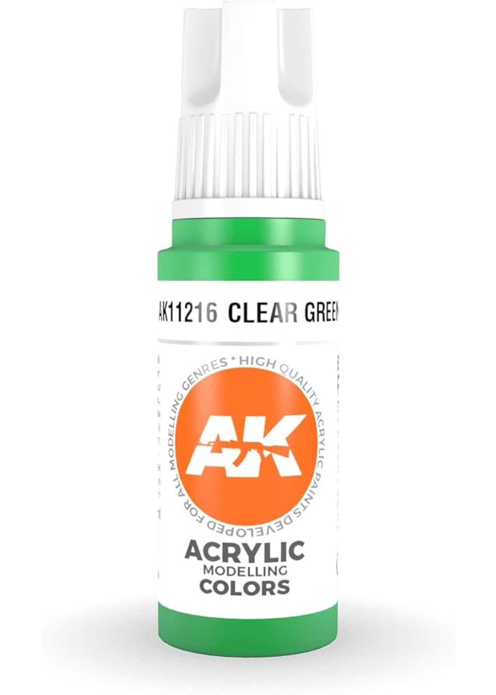 AK Interactive AK-11216 Clear Green (17ml)