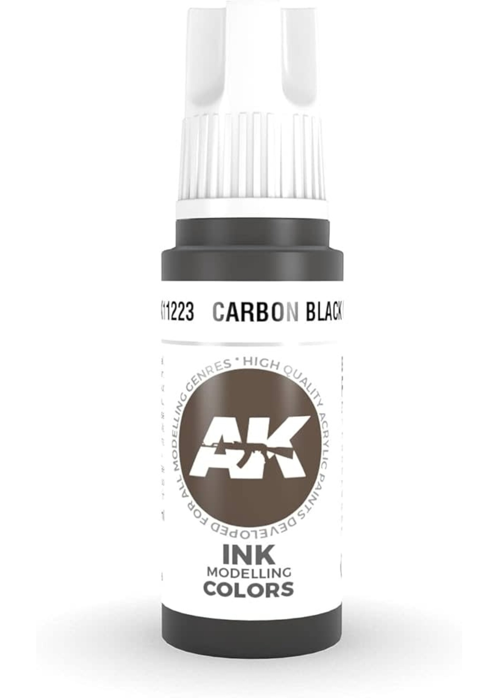AK Interactive AK-11223 Carbon Black INK (17ml)