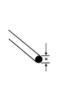 Plastruct PLA90862 Styrene .156 Round Rod