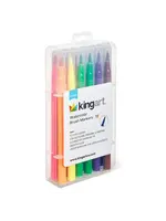 Kingart Watercolor Brush Markers - 12 Asst. colors
