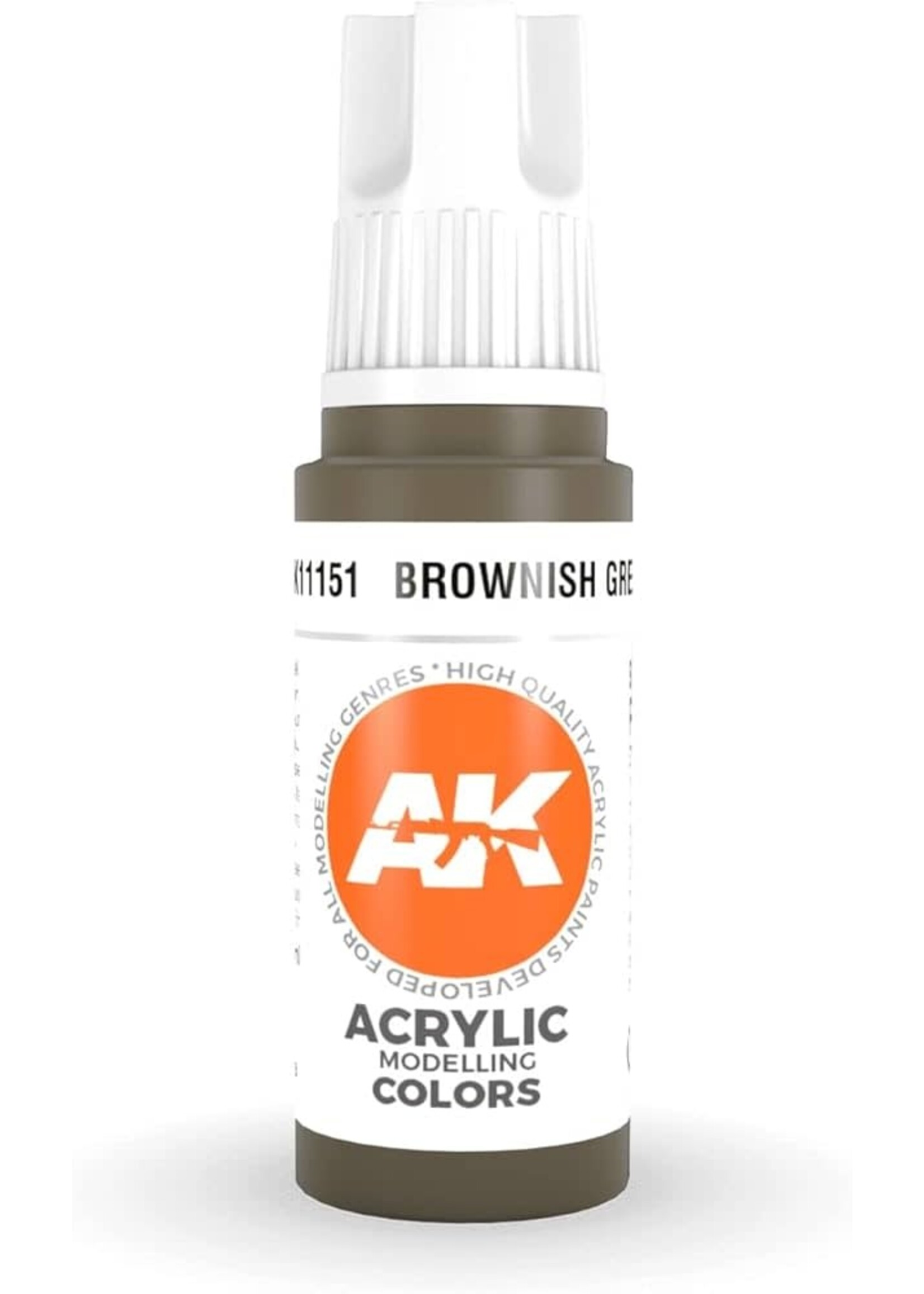 AK Interactive AK-11151 Brownish Green (17ml)