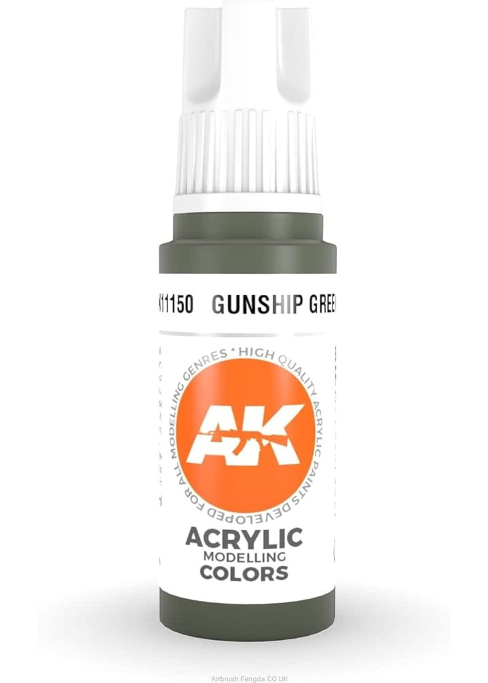 AK Interactive AK-11150 Gunship Green (17ml)