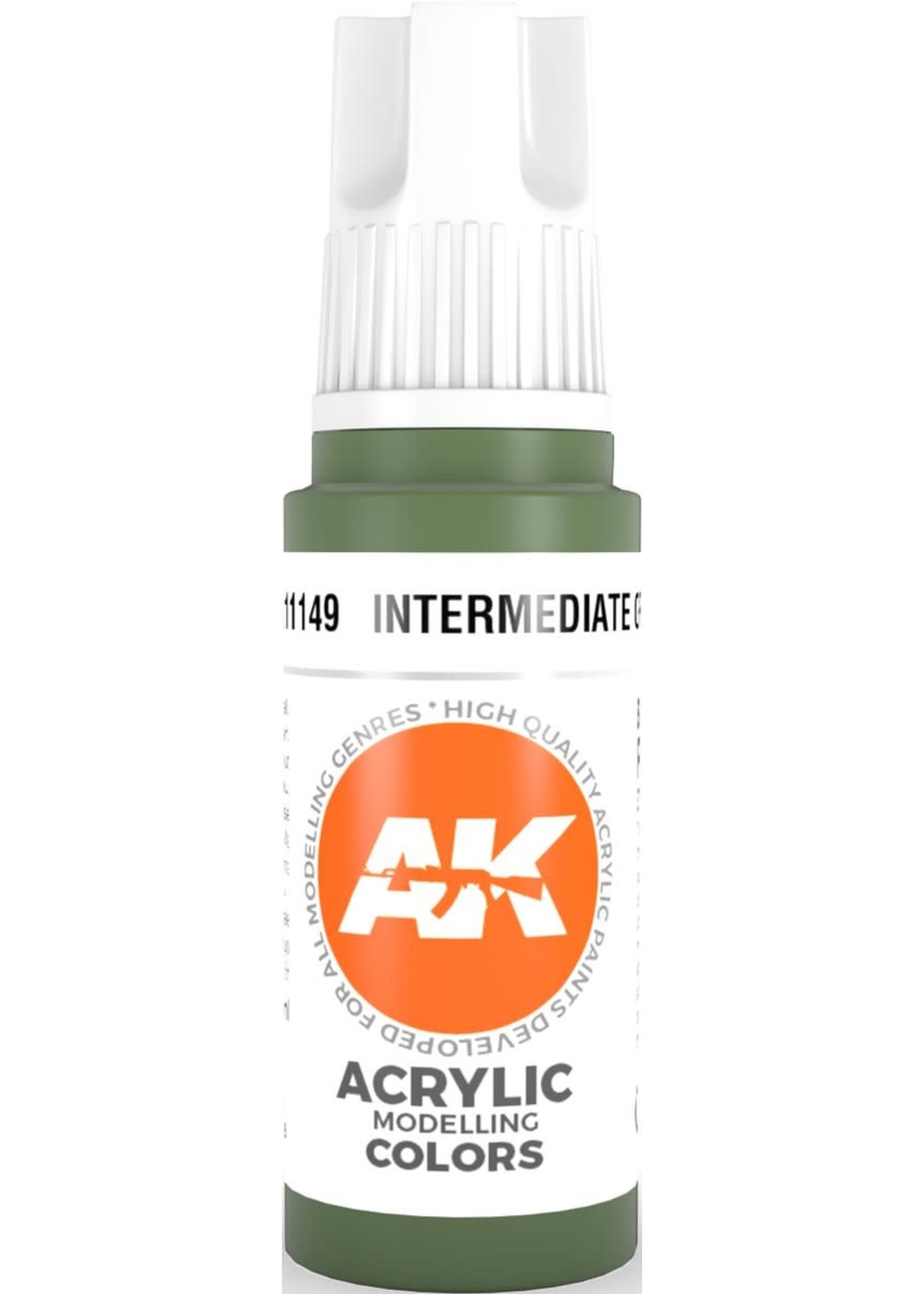 AK Interactive AK-11149 Intermediate Green (17ml)