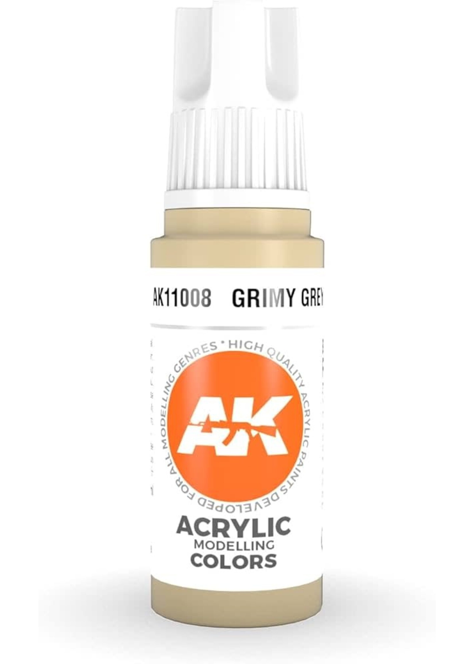 AK Interactive AK-11008 Grimy Grey (17ml)