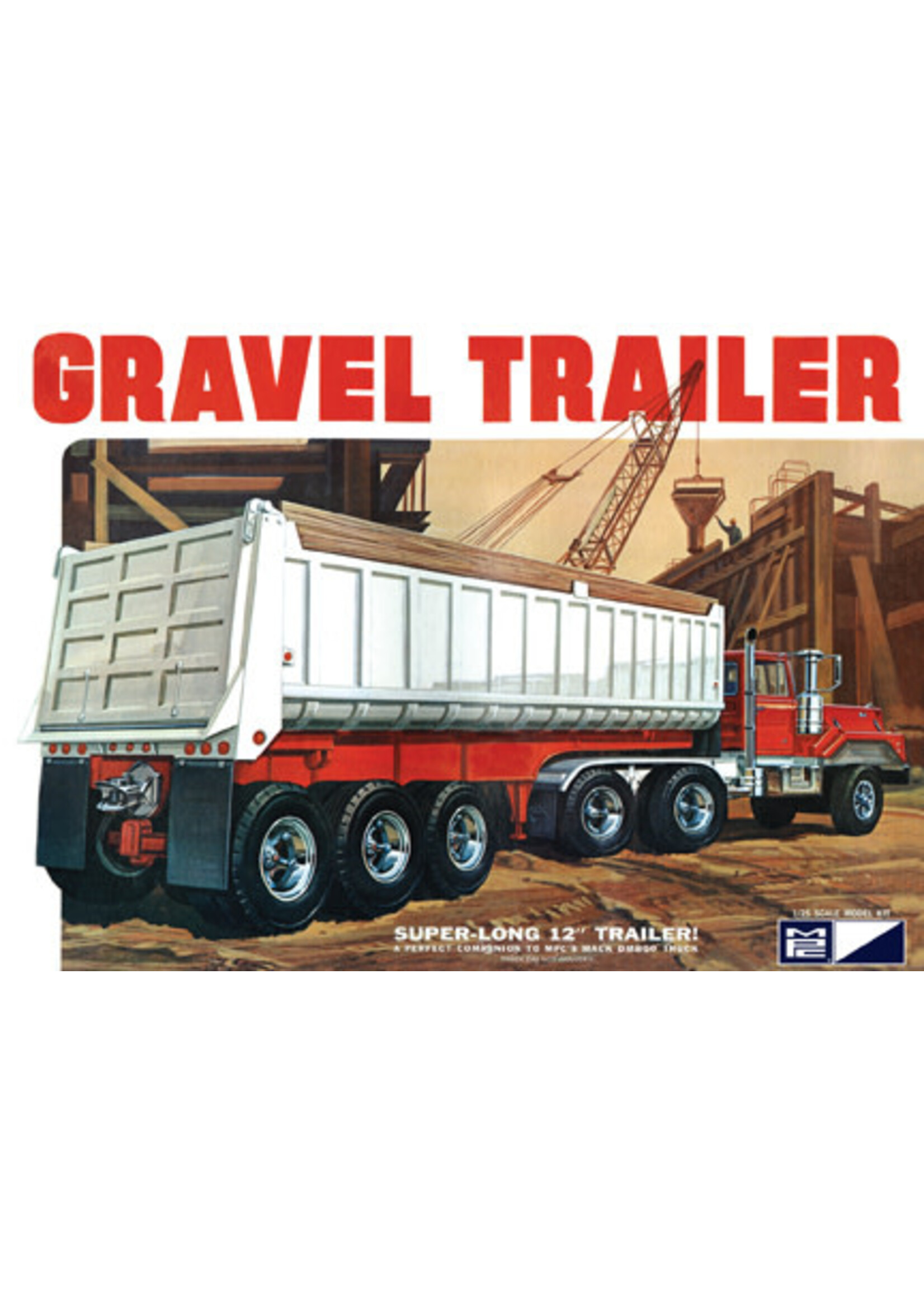 MPC MPC823 Gravel Trailer Tri Axel (1/25)