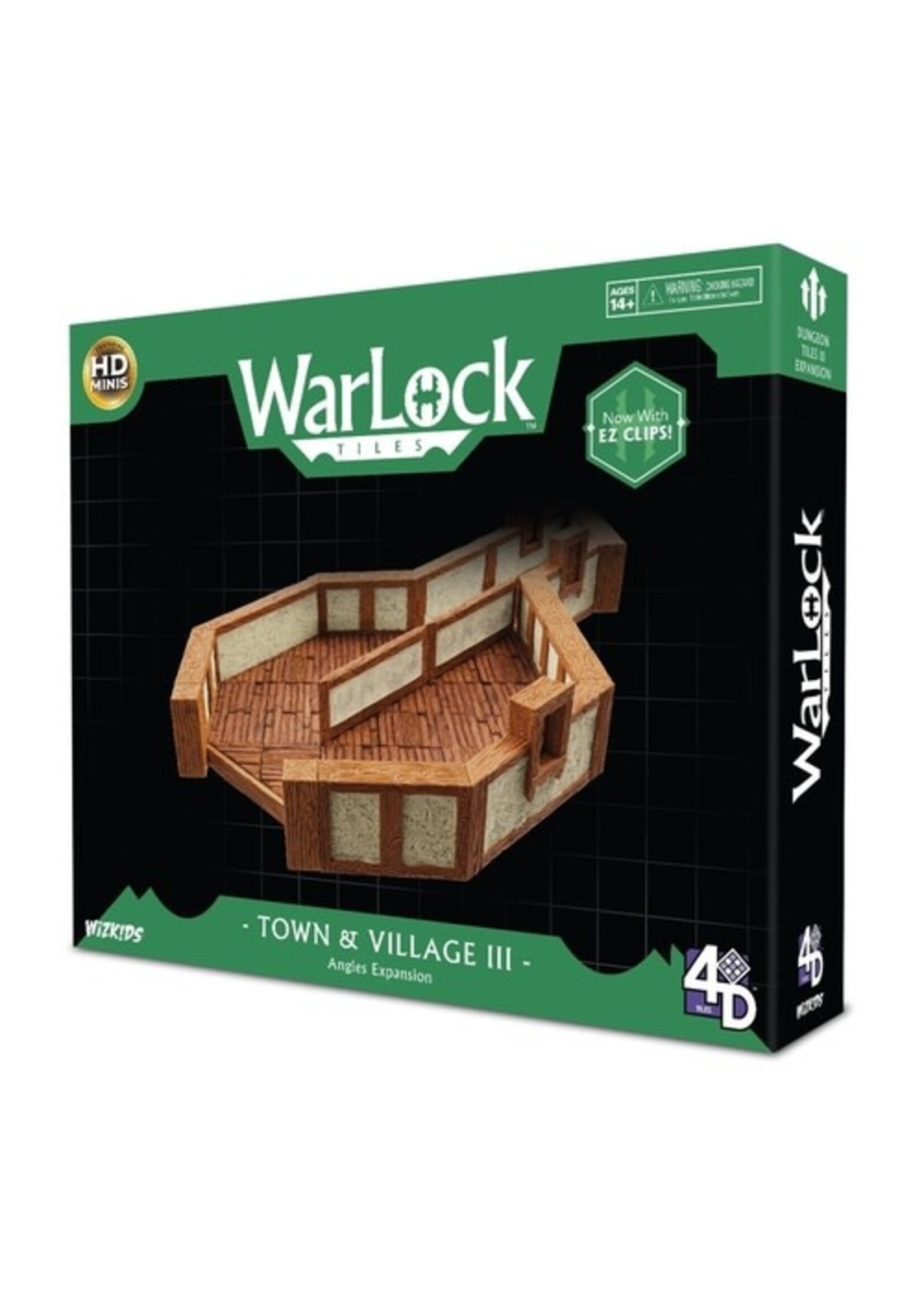 WizKids ***Warlock Dungeon Tiles Town/Village III Angles