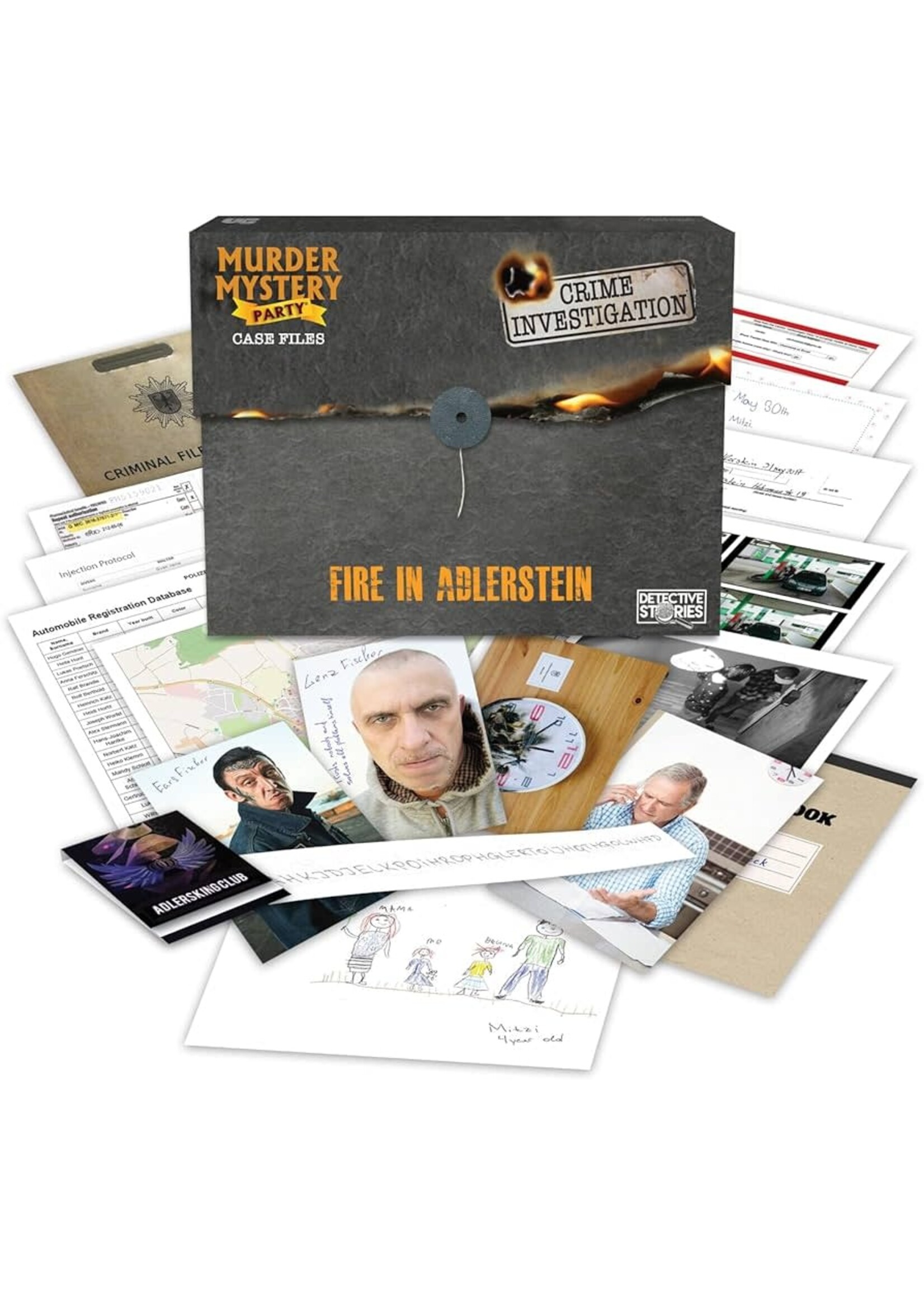 ***zMurder Mystery Case Files Fire in Adlerstein