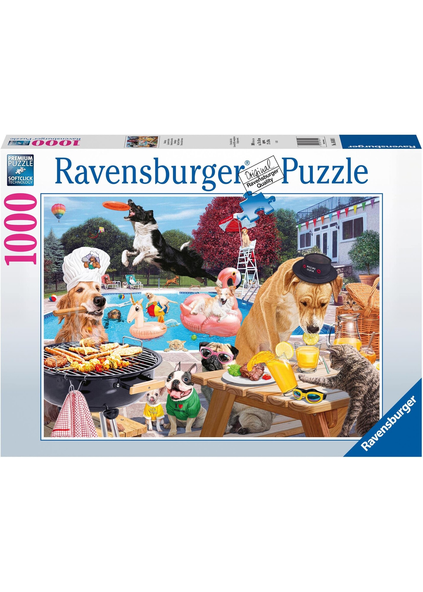 Ravensburger RAV12000546 Dog Days of Summer (Puzzle1000)