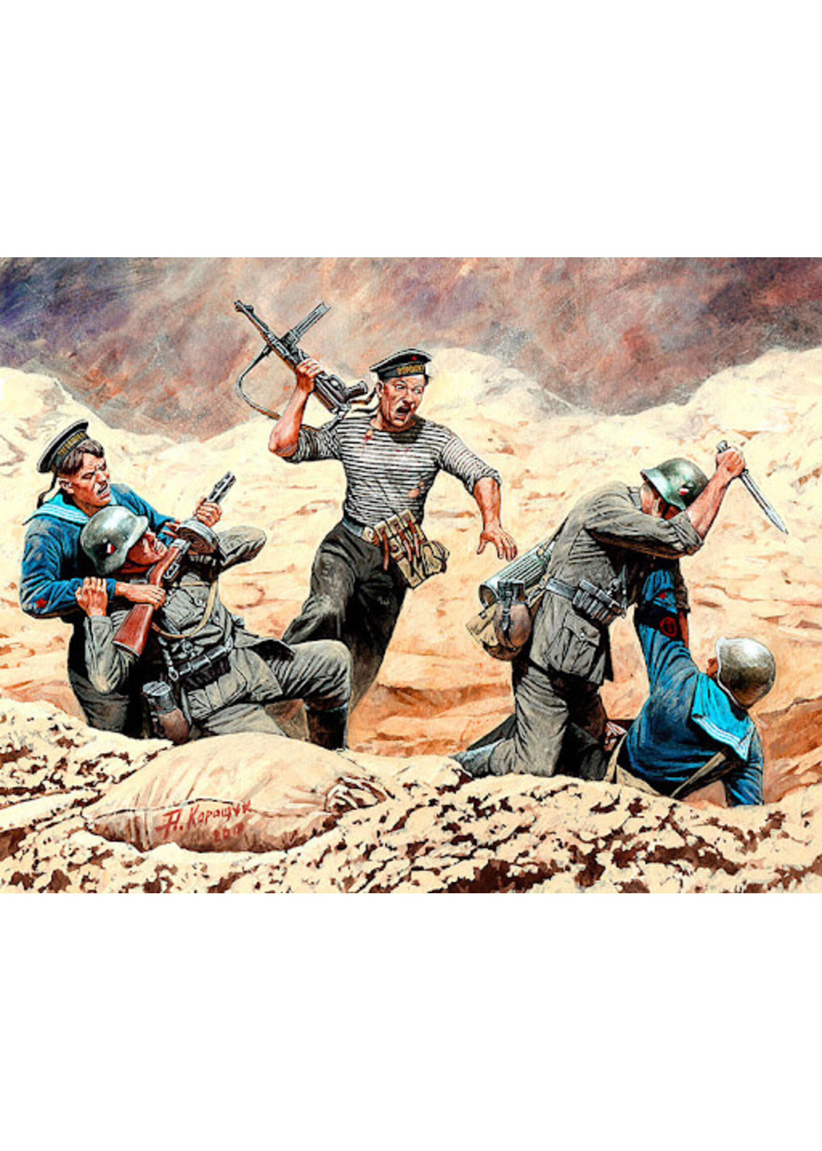 Master Box ***MSTBX35152 Soviet vs German Hand to Hand Combat 1941-1942 (1/35)