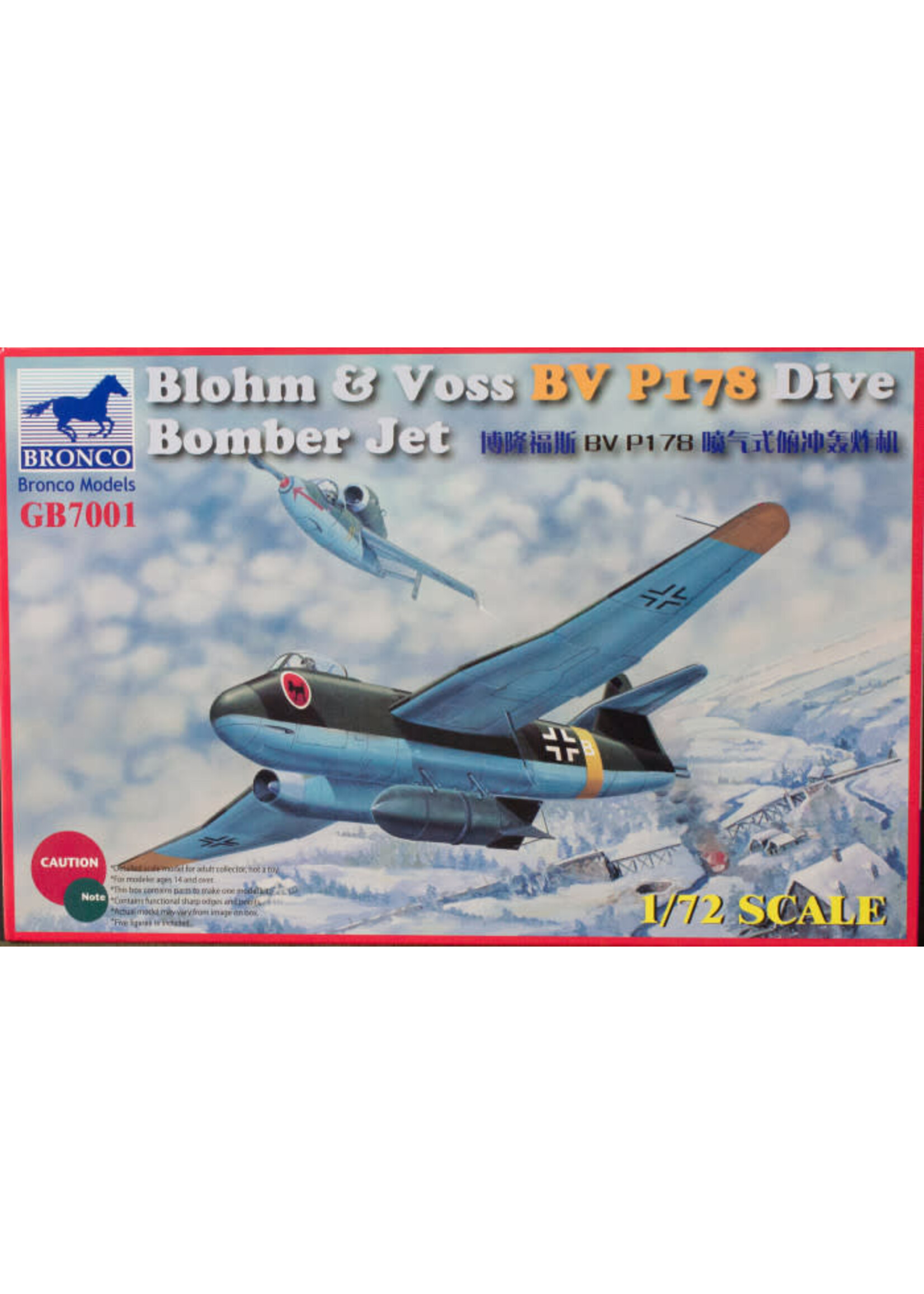 Bronco ***BRNCOGB7001 BV P178 Dive Bomber Jet (1/72)