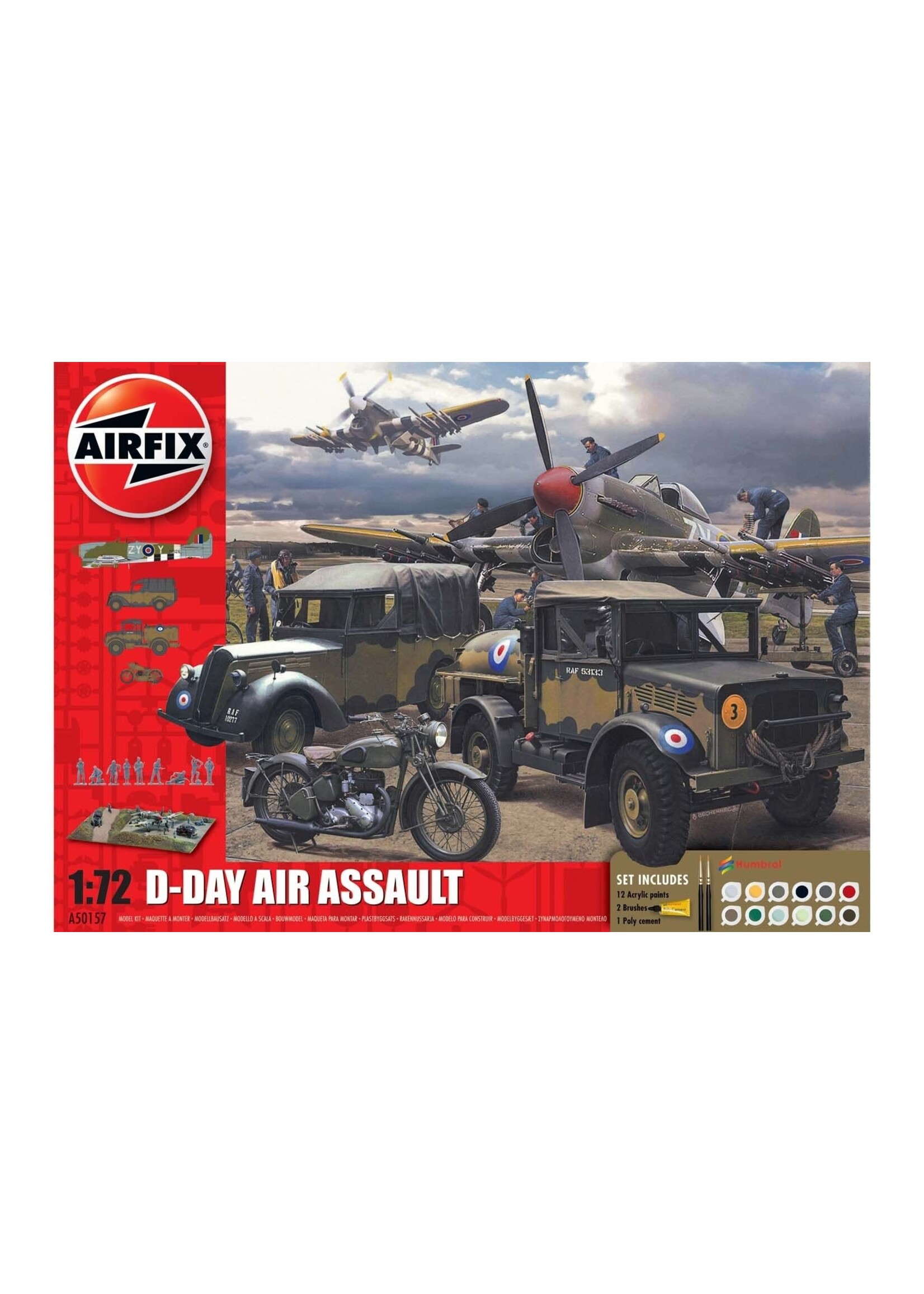 Airfix AIR50157A D-Day Air Assault Starter Gift Set (1/72)