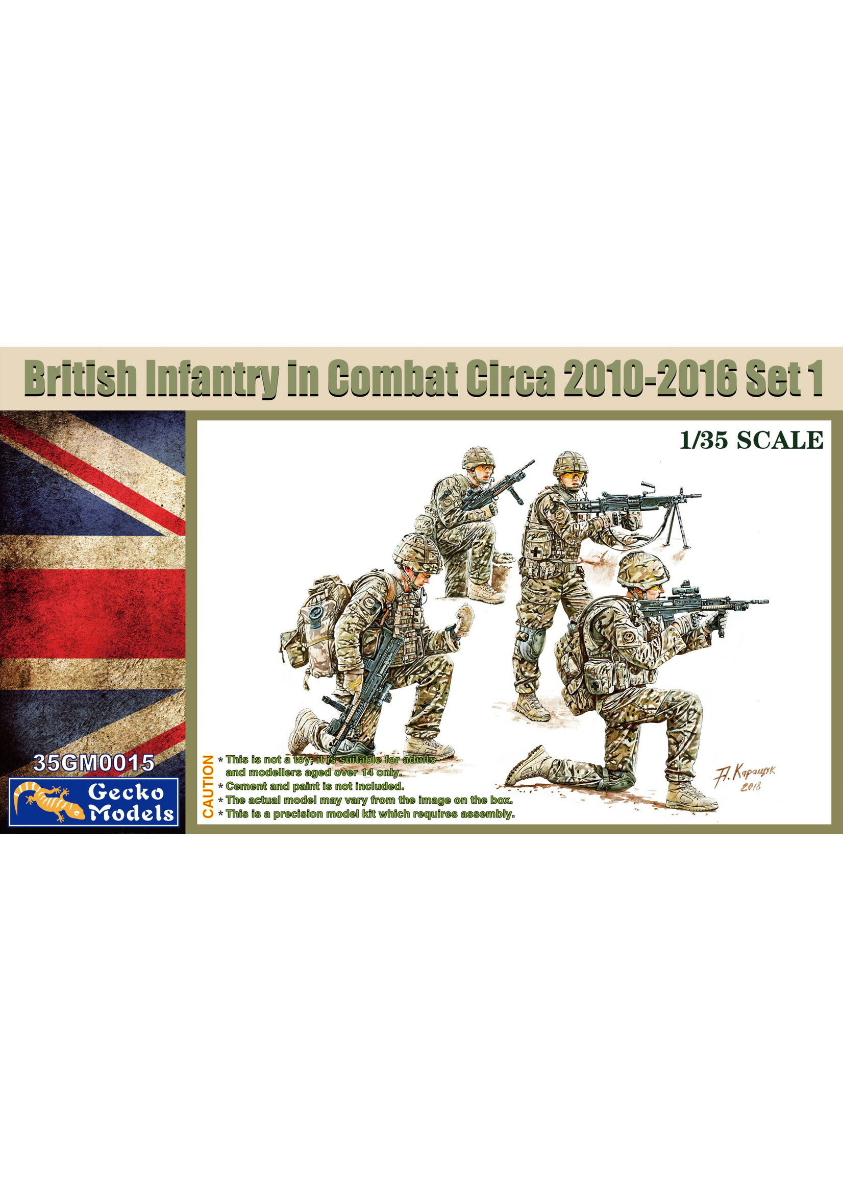 Gecko ***GEK35GM0015 British Infantry in Combat 2010-2012 Set 1 (1/35)