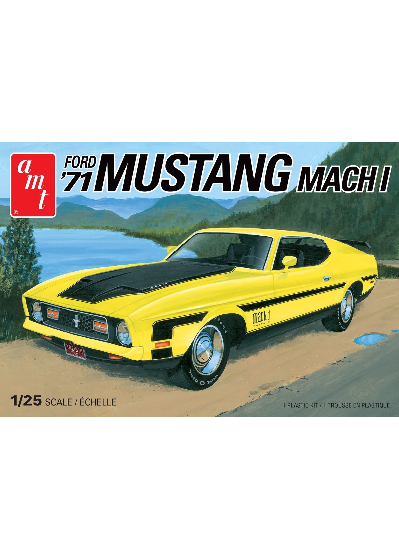 AMT AMT1262 1971 Ford Mustang Mach 1 (1/25)