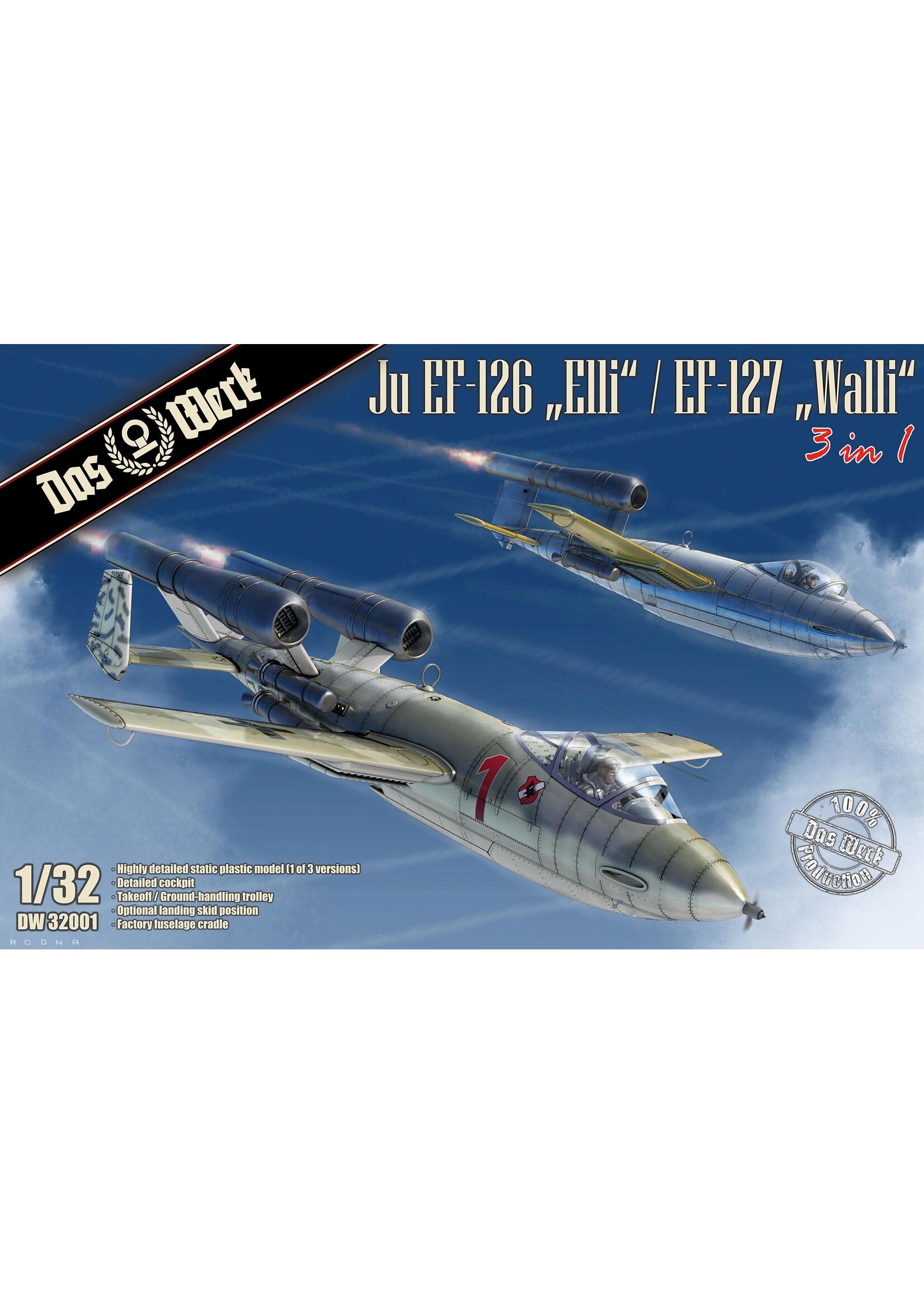Das Werk ***DW32001 Ju EF-126 Elli/EF-127 Walli 3 in 1 Kit (1/32)