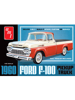 AMT AMT1407 1960 Ford F-100 Pickup with Trailer (1/25)