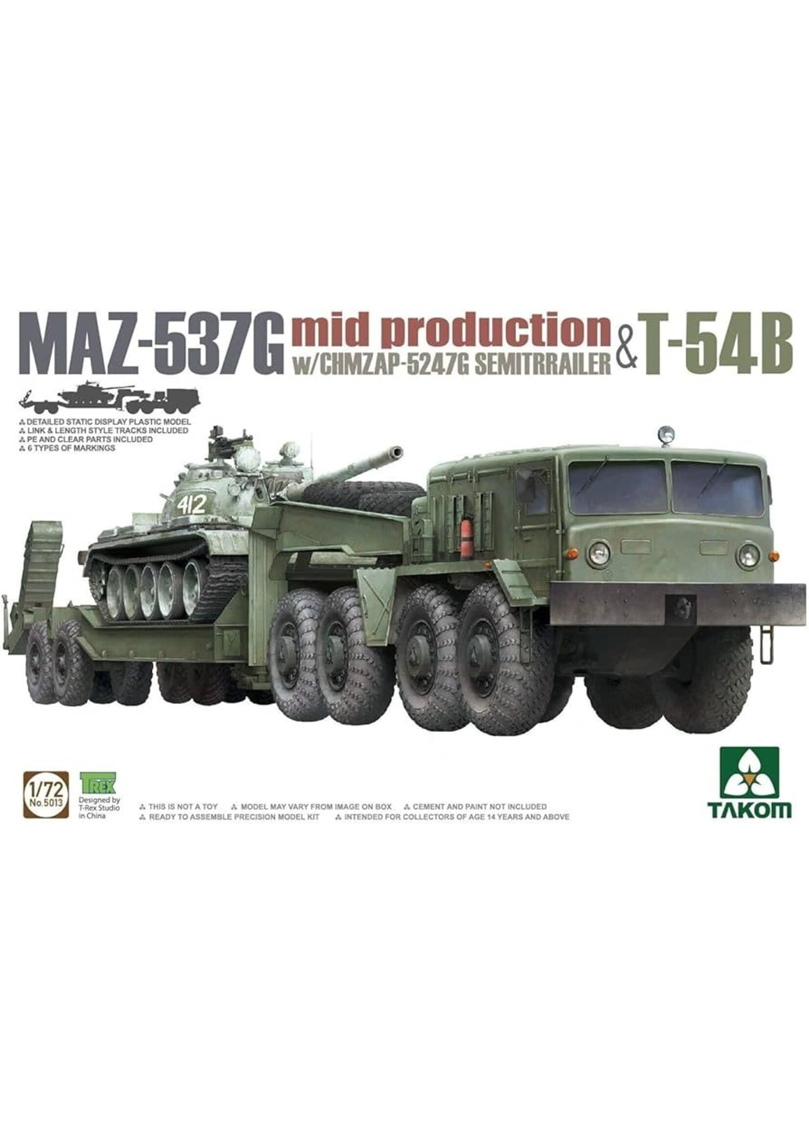 Takom ***TAK5013 MAZ-537G & T-54B