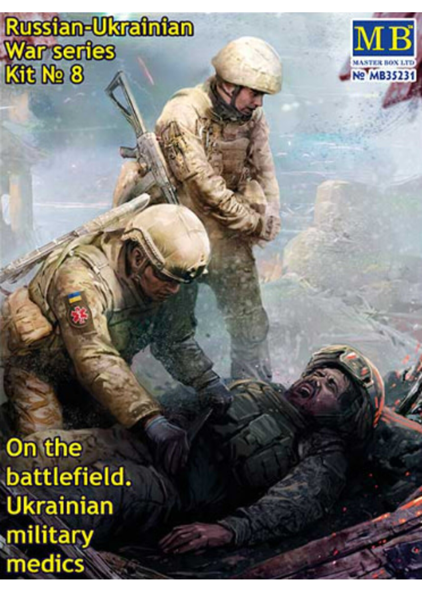 Master Box MSTBX35231 Russian Ukrainian War Kit No 8 On the Battlefield Military Medics (1/35)