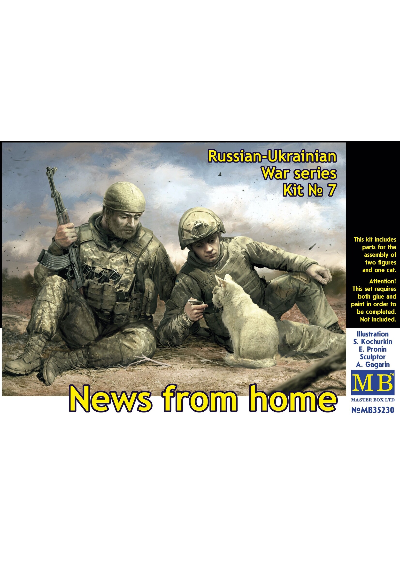 Master Box MSTBX35230 Russian Ukrainian War Kit No 7 News from Home (1/35)