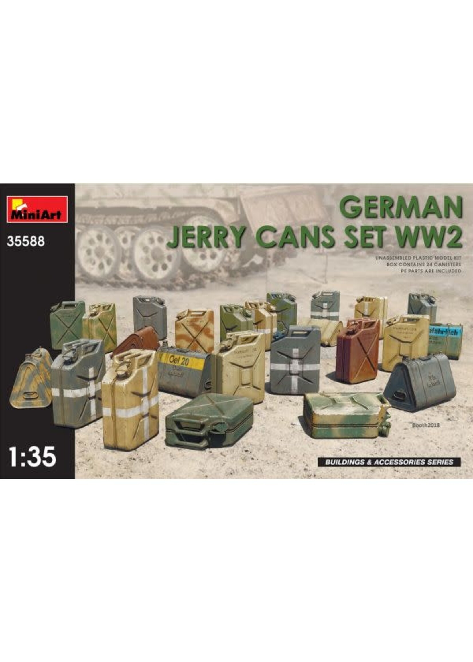 MiniArt ***MIART35588 German Jerry Cans WW2 (1/35)