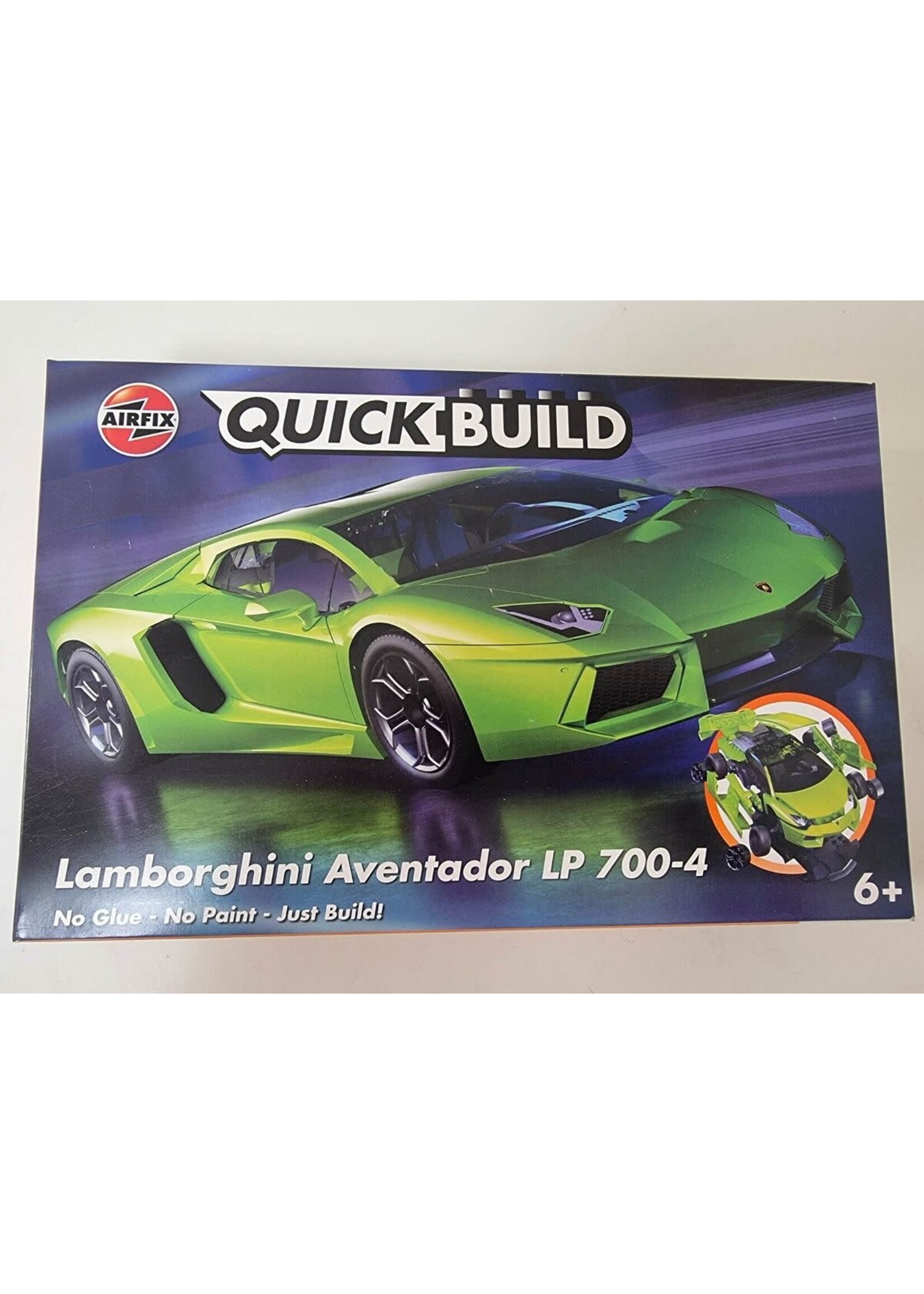 Airfix AIRJ6027 Lambourgini Aventador LP 700-4 Green Quick Build
