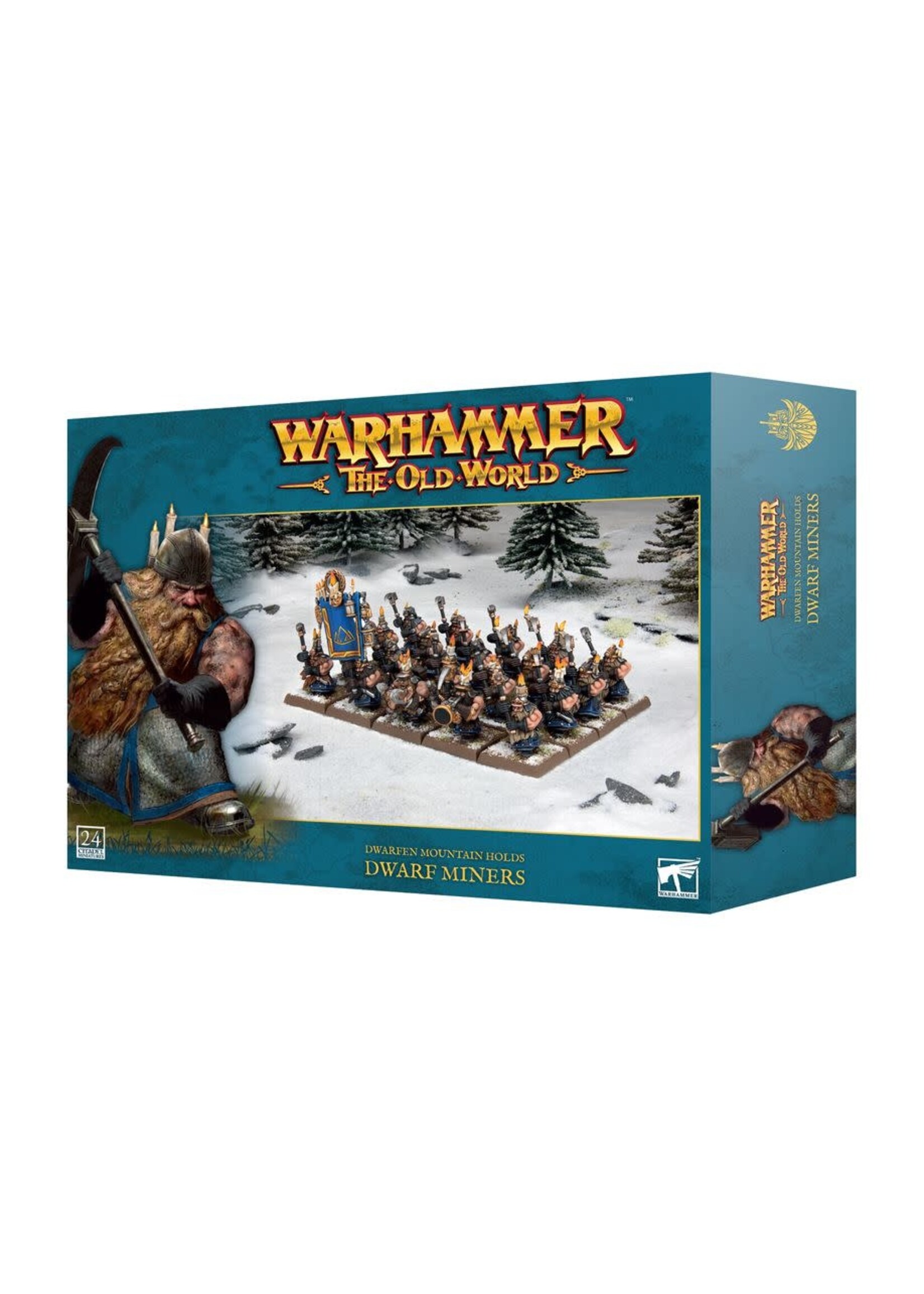 Old World Dwarfen Mountain Holds Dwarf Miners