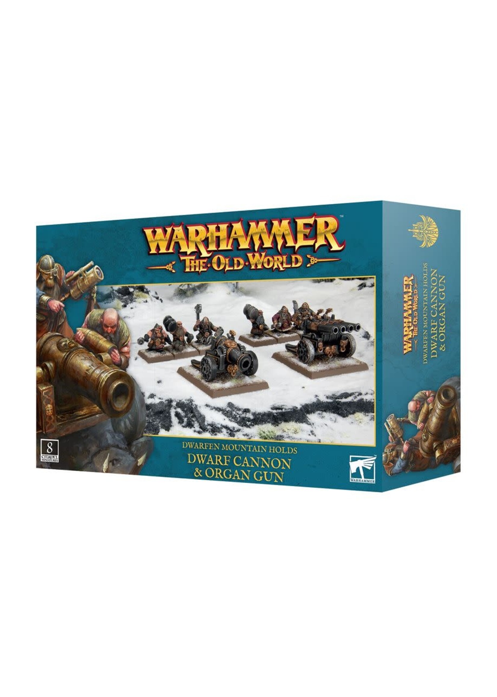 Old World Dwarfen Mountain Holds Dwarf Cannon & Organ Gun