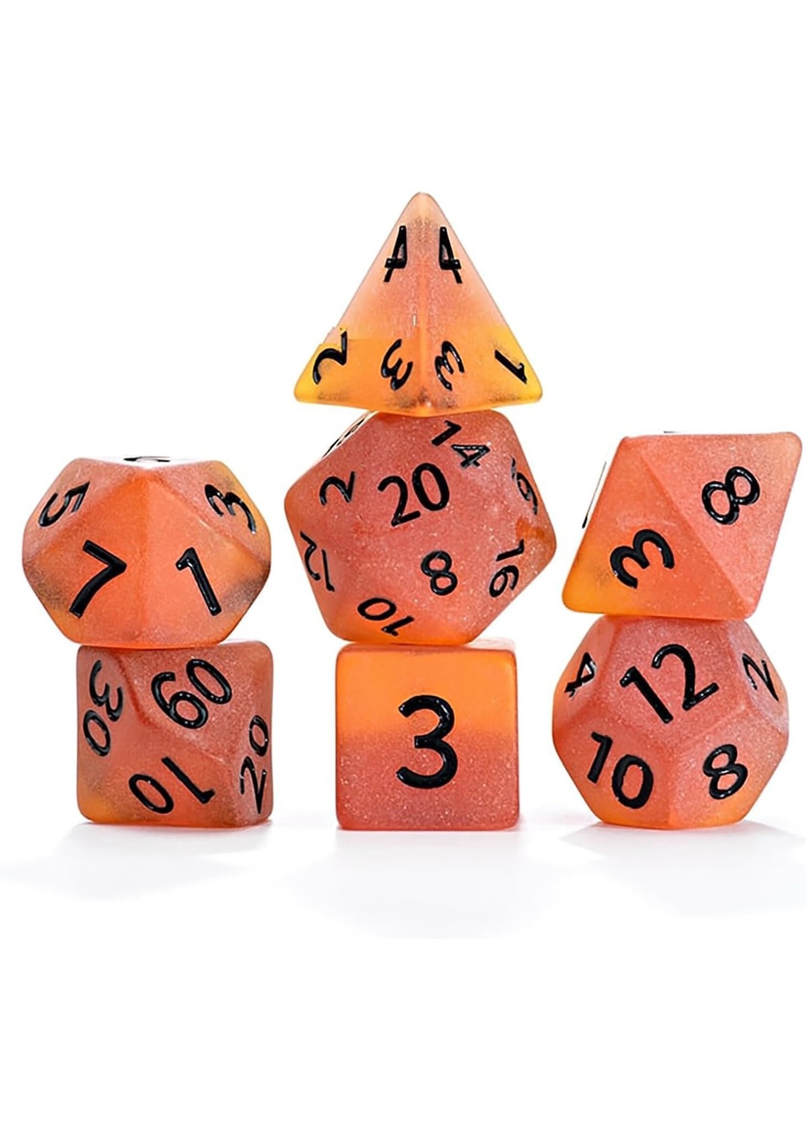 Gate Keeper Games Dice RPG GKGSGL44 7pc Sea Glass Firebrand