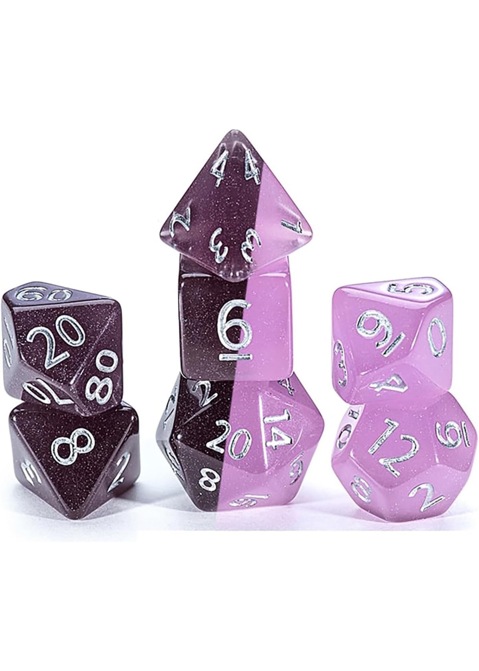 Gate Keeper Games Dice RPG GKGCH85 7pc Chromonancy Dice Ninja (Colour Shifting Heat Change)