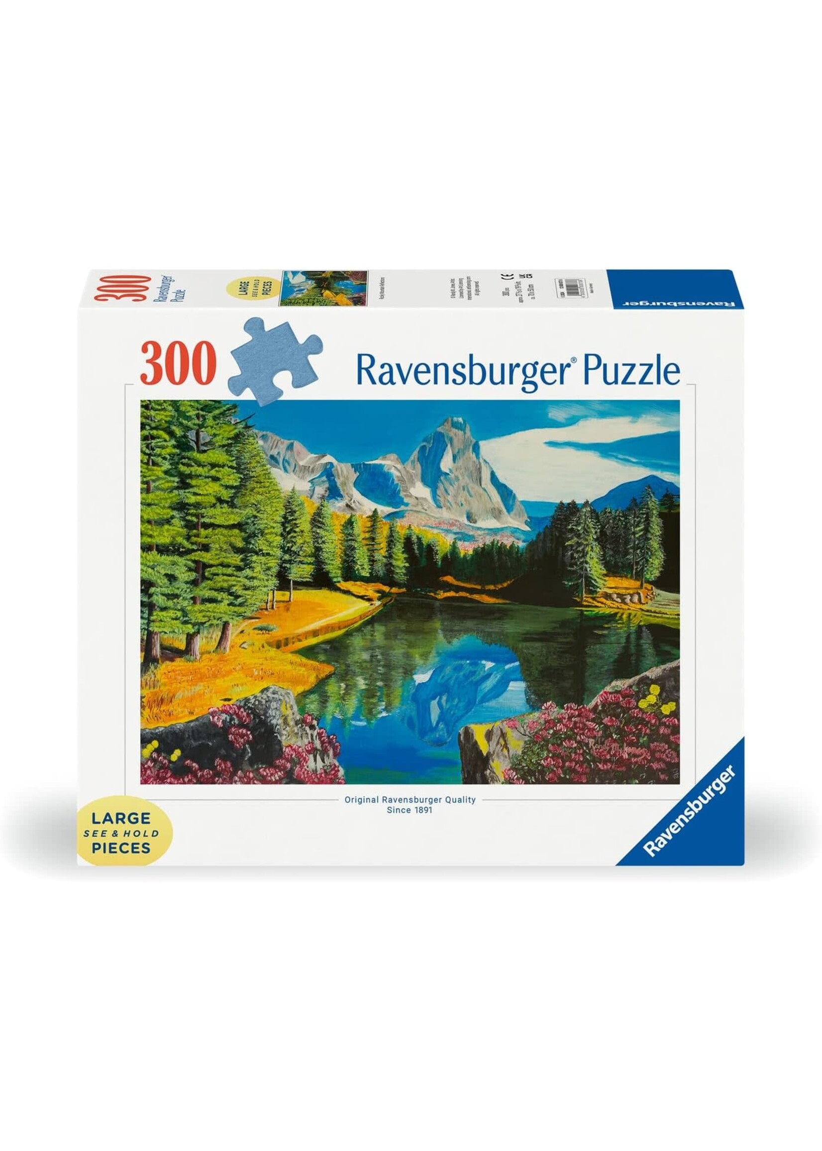Ravensburger RAV12000873 Rocky Mountain Reflections (Puzzle300)