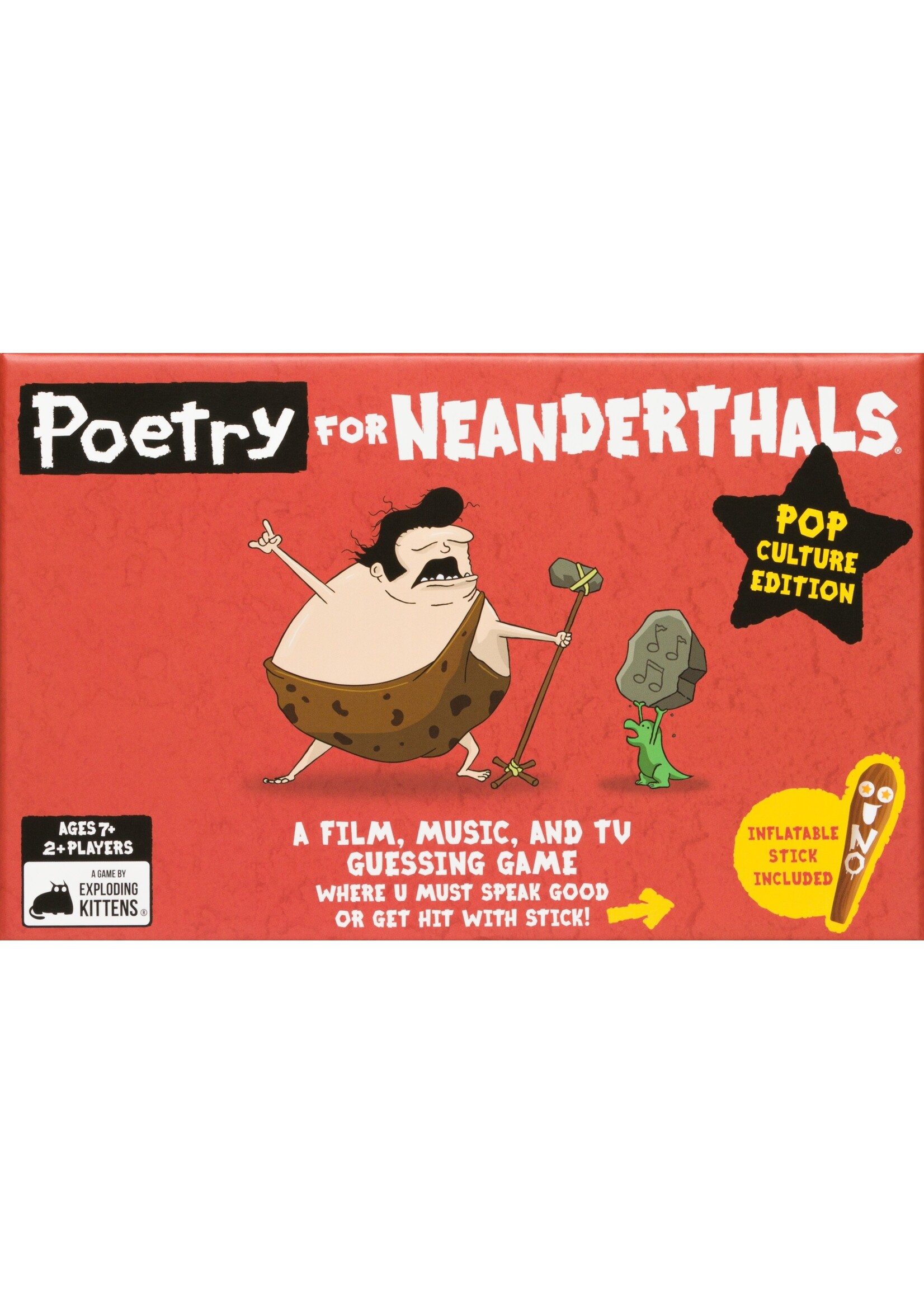 Poetry for Neanderthals Pop Culture Edition