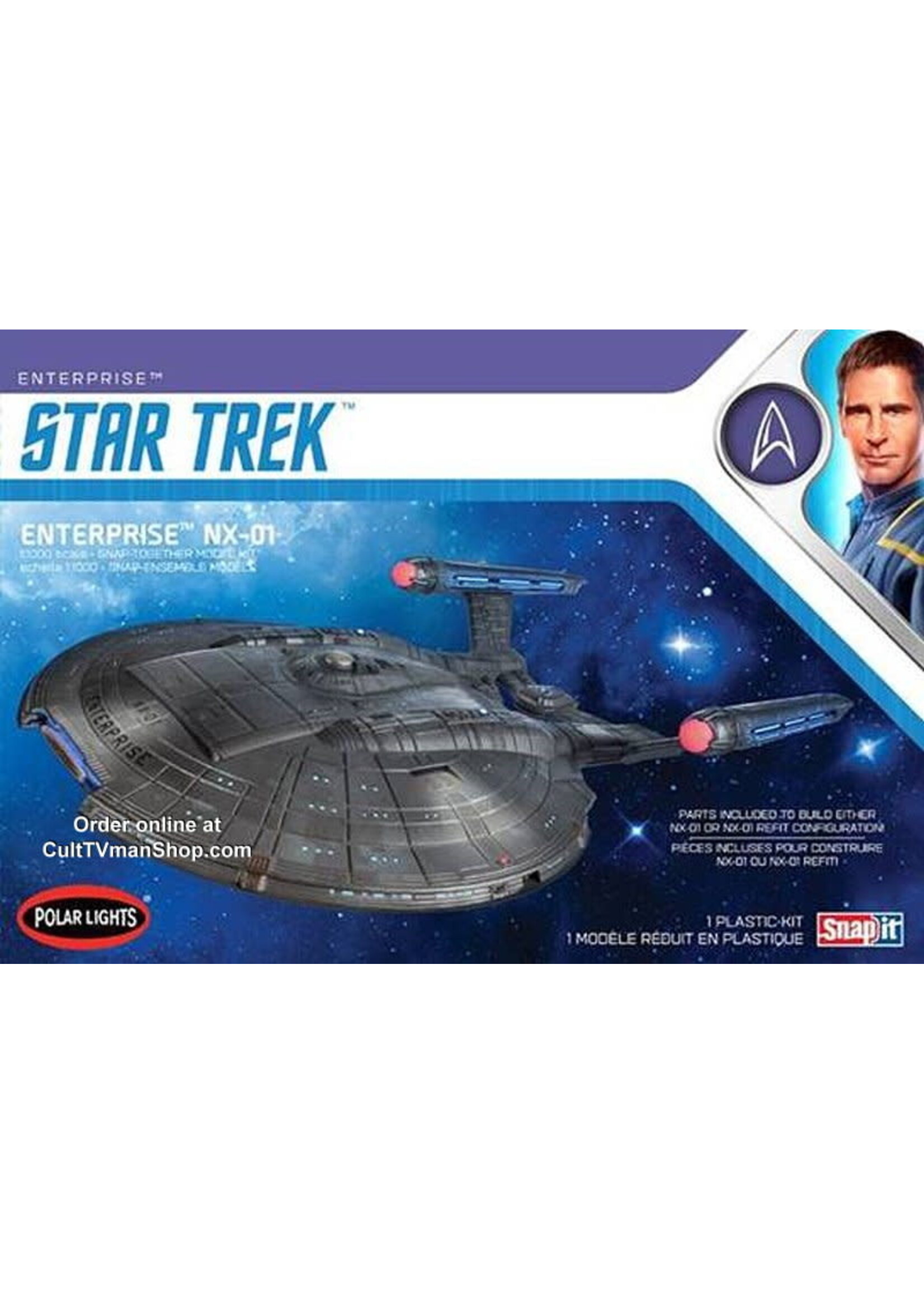 Polar Lights POL966 Star Trek NX-01 Enterprise Snap (1/1000)
