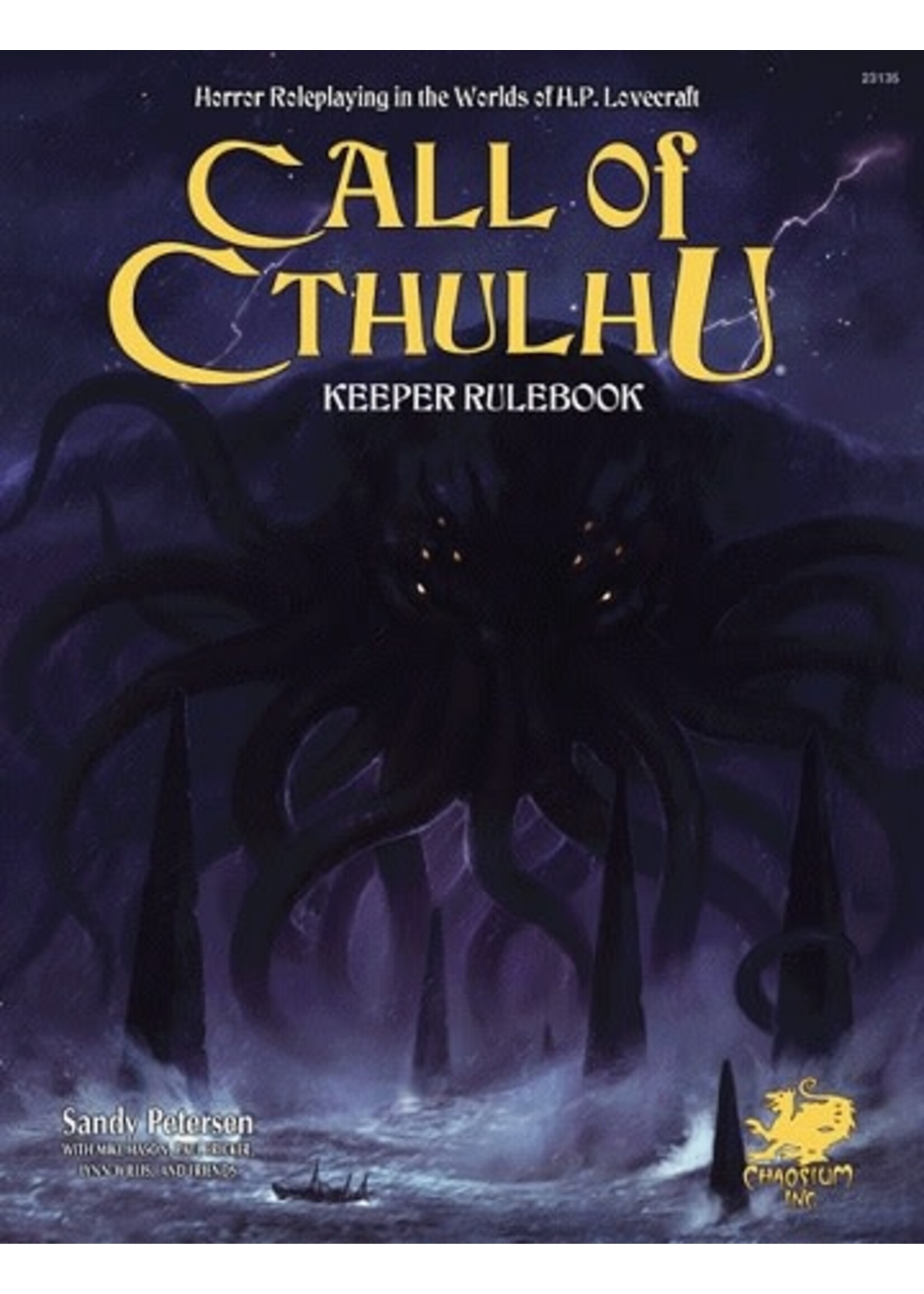 Chaosium Call of Cthulhu RPG 7th Edition Keeper Rulebook