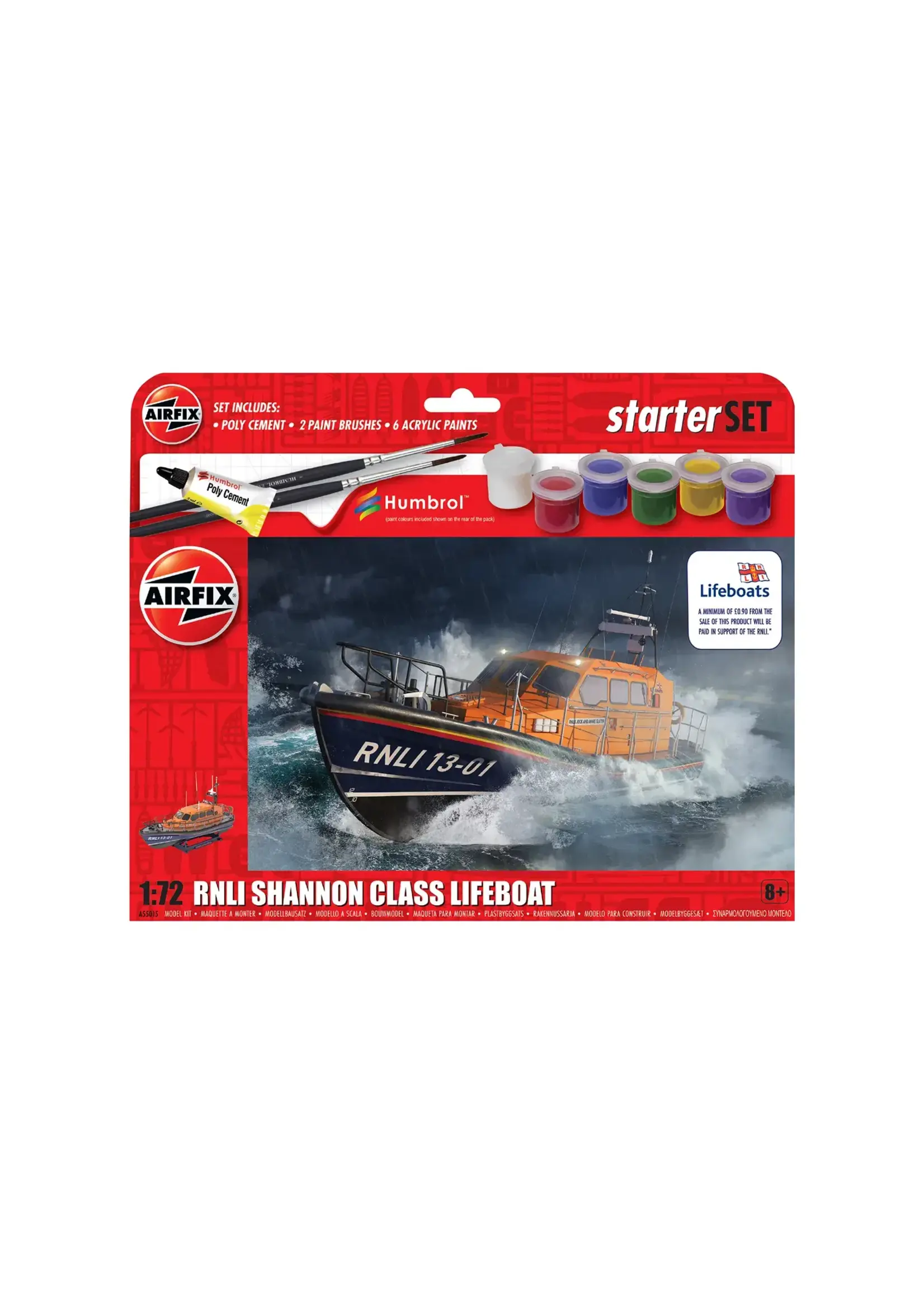 Airfix AIR55015 RNLI Shannon Class Lifeboat (1/72)