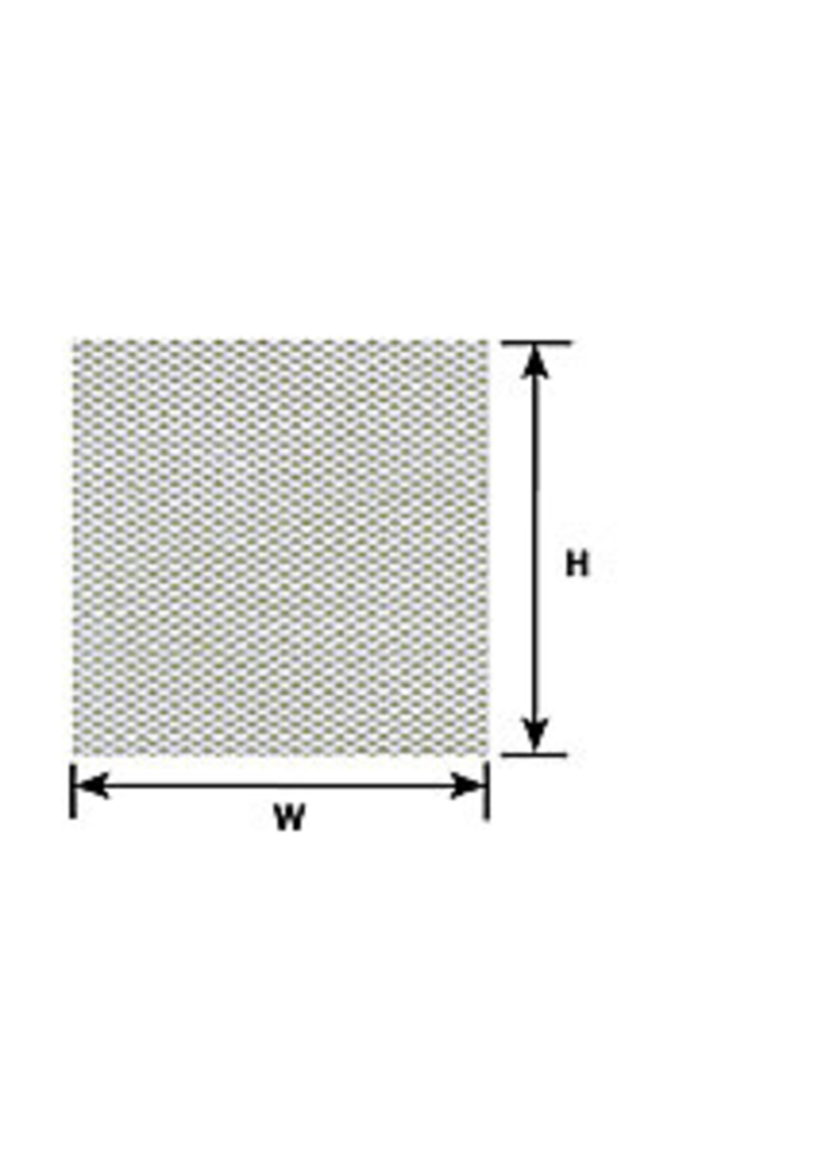 Plastruct PLA91702 Styrene N-Scale Tread Plate Sheet