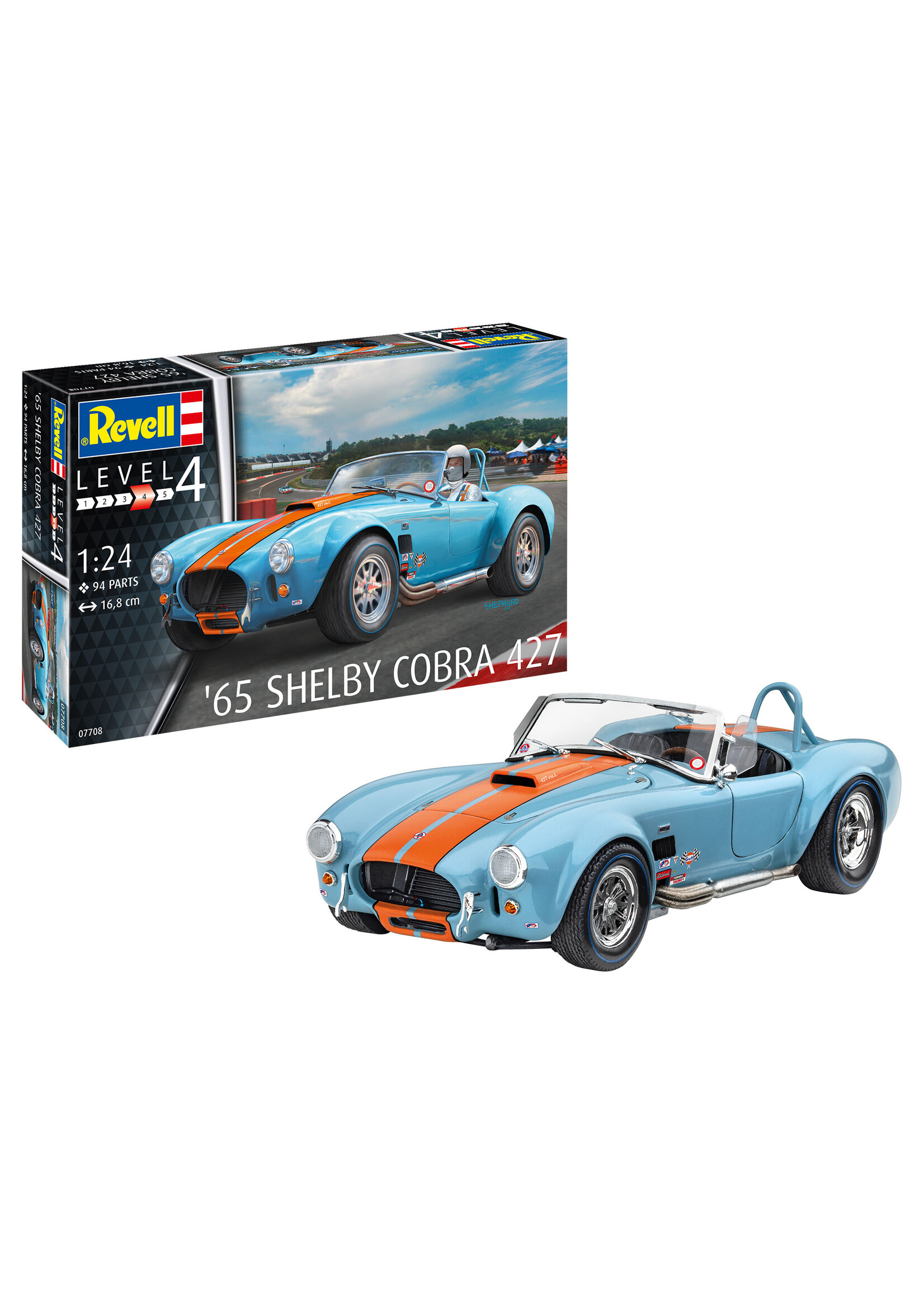 Revell Germany RVG7708 1965 Shelby Cobra 427 (1/24)