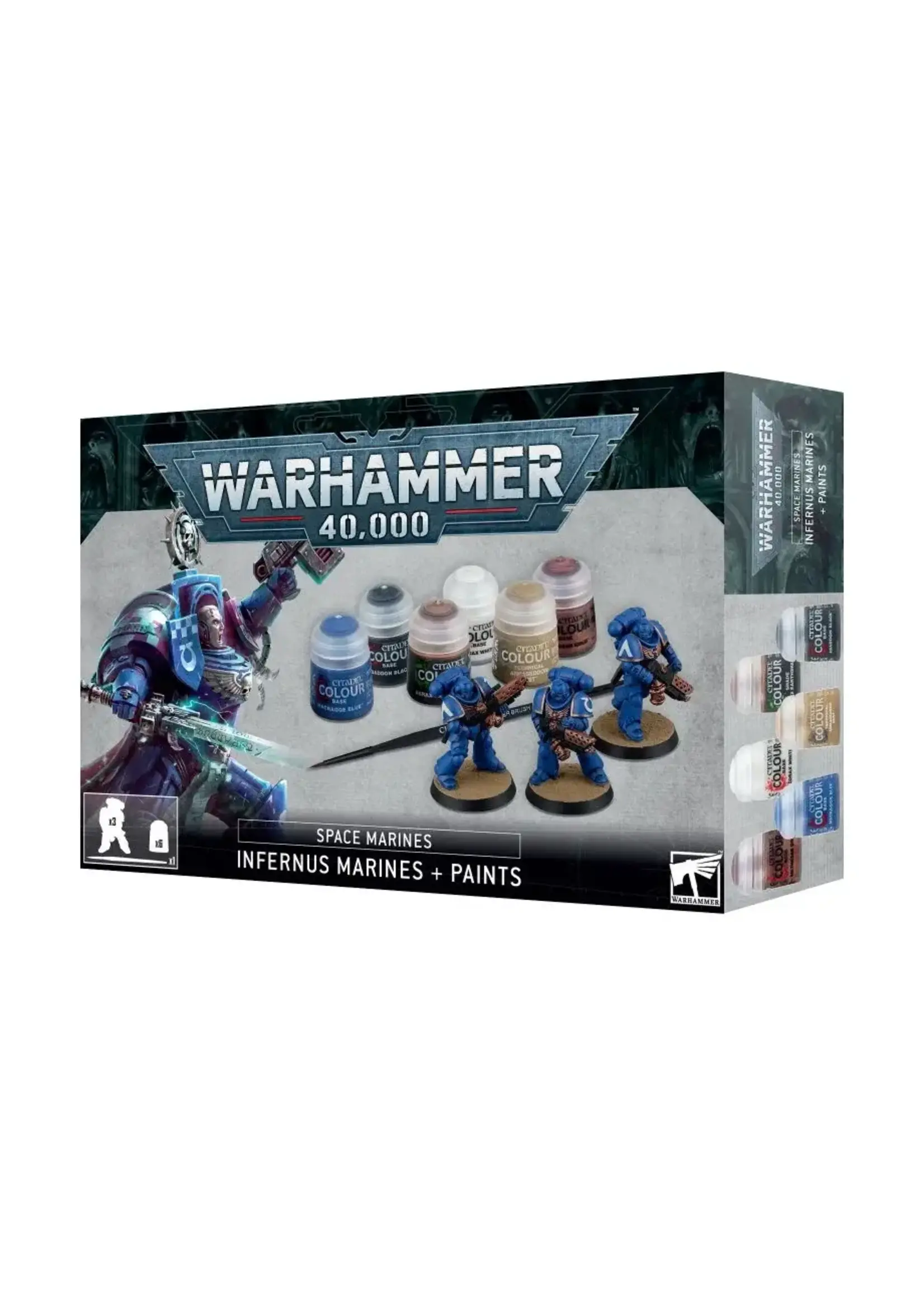 Space Marines Infernus Marines Paint Set (2023)