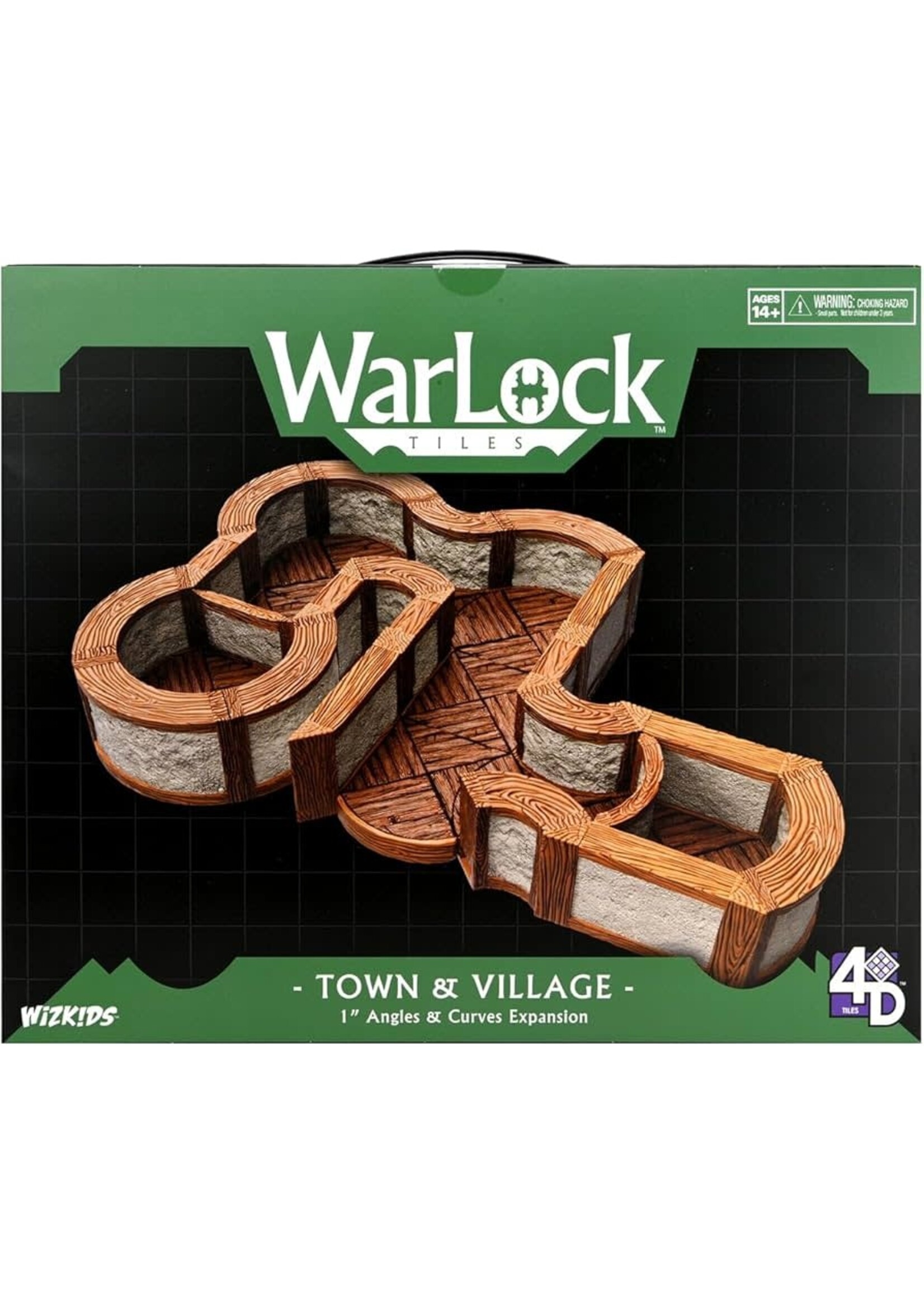 WizKids ***Warlock Dungeon Tiles 1'' Town & Village Angles & Curves